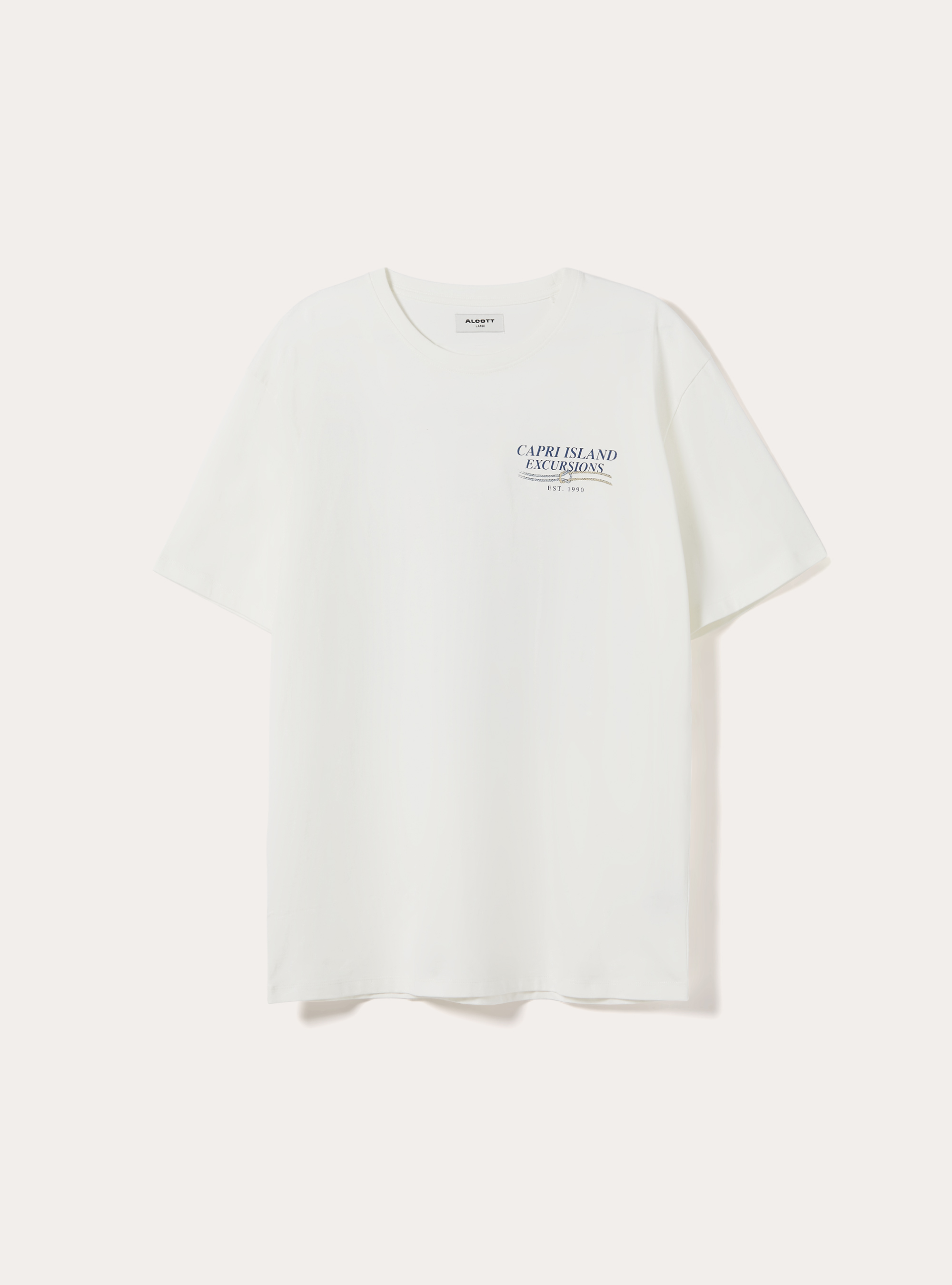 Boxy Fit T-Shirt Capri Amore Mio, WH2 WHITE