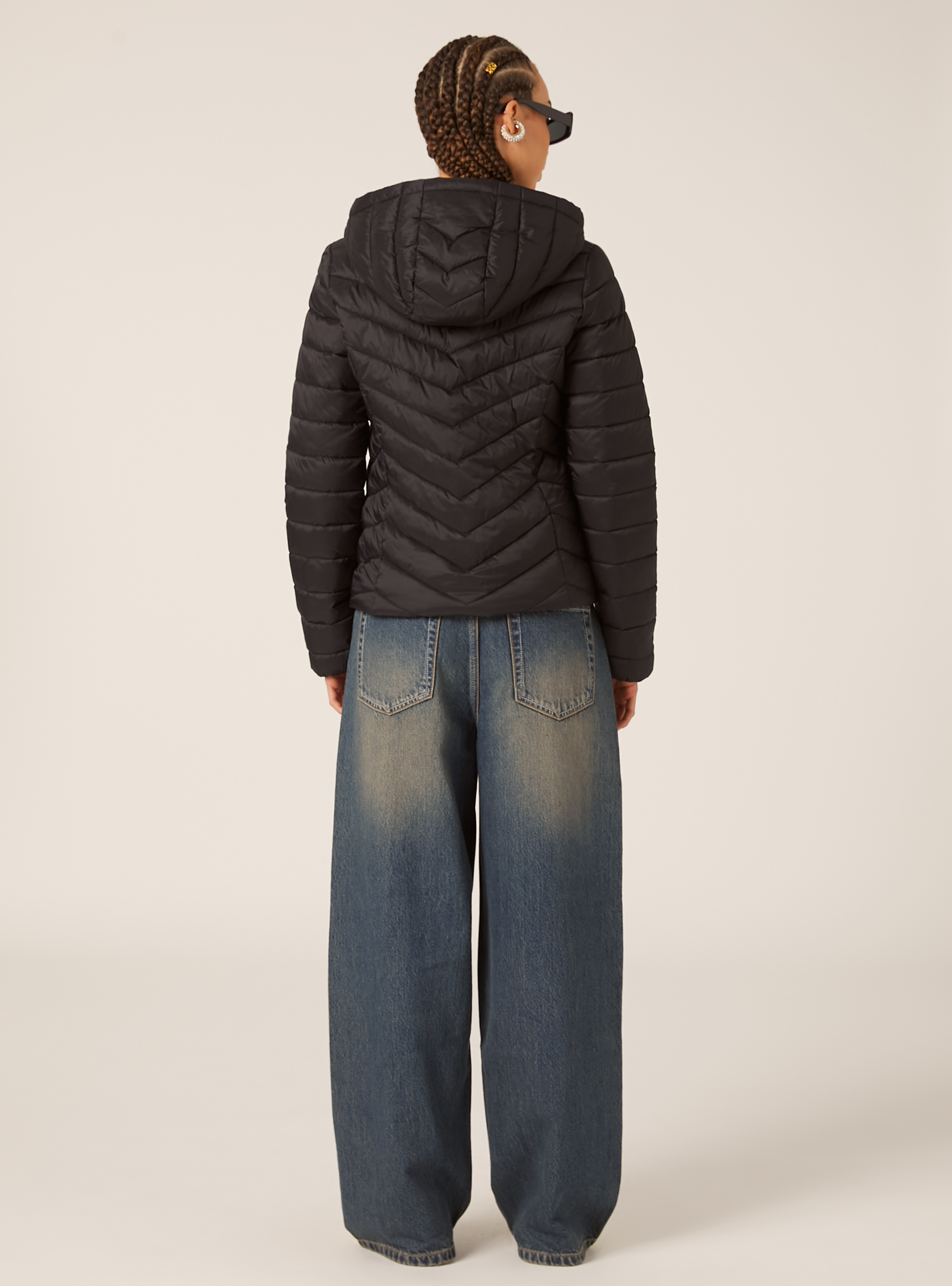 Veste avec rembourrage recycl&eacute;, BK1 BLACK