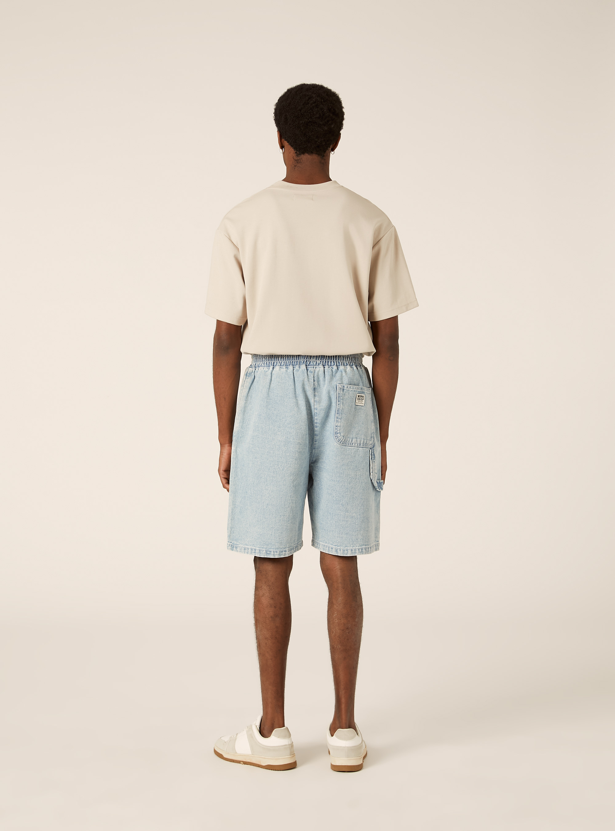 Bermuda en denim, D005 LIGHT BLUE