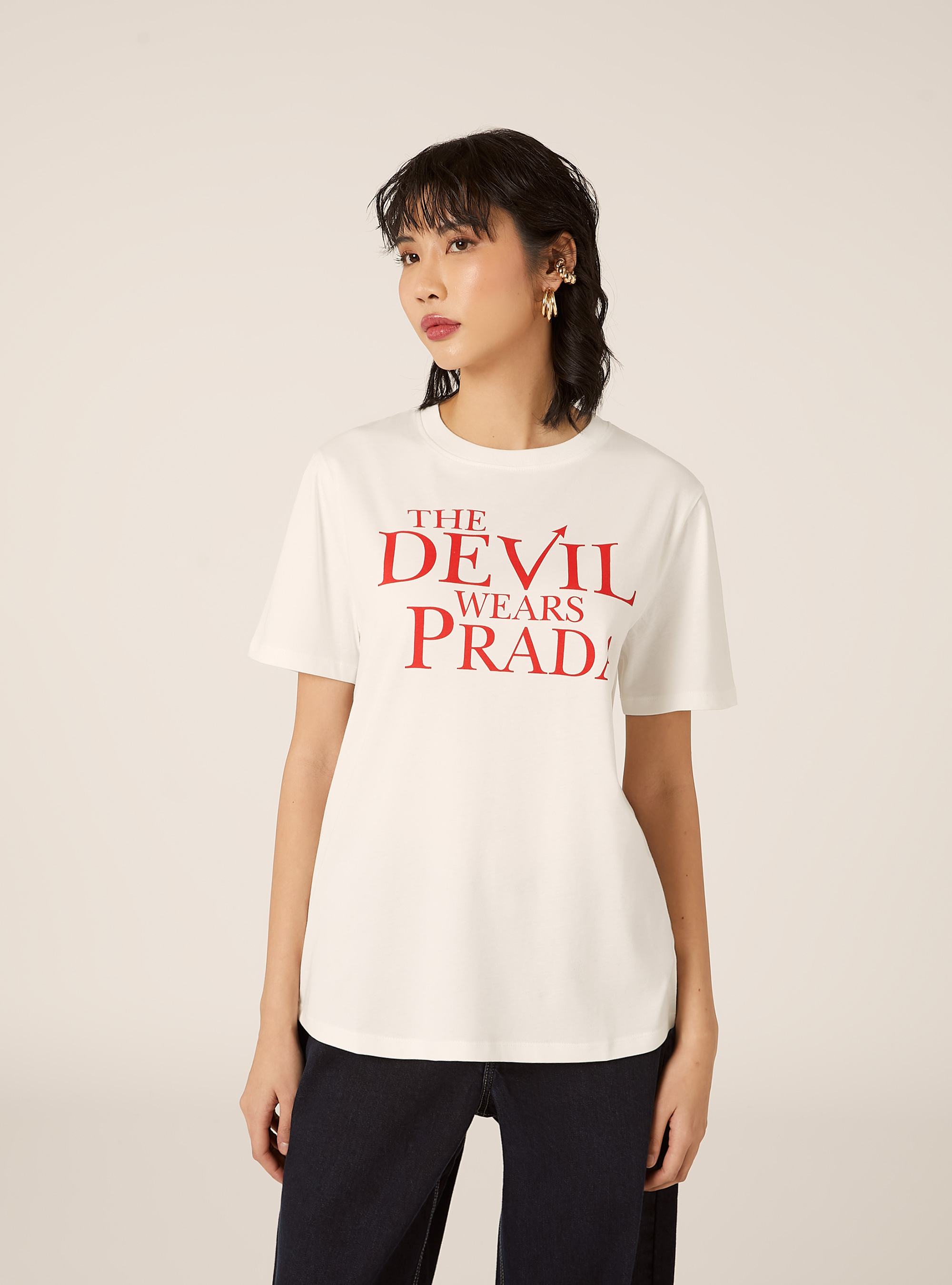 Camiseta El diablo viste de Prada / Alcott, WH2 WHITE