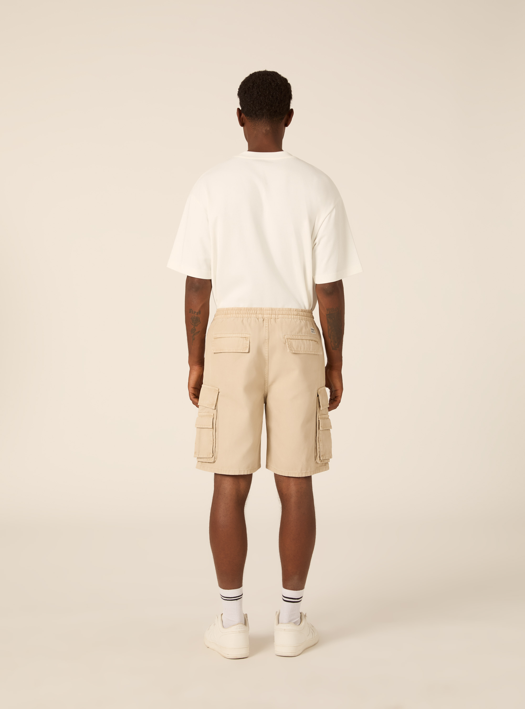 Bermuda cargo utility in canvas, BG2 BEIGE MEDIUM