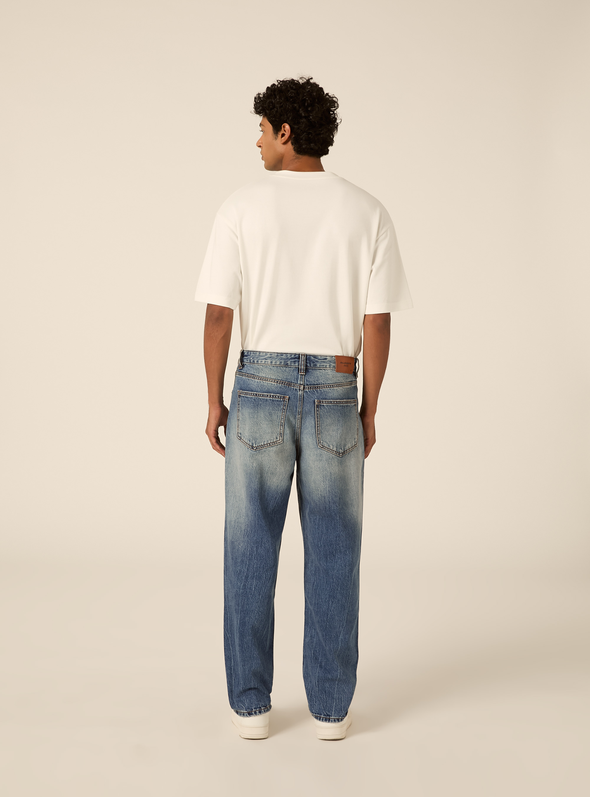 Straight fit jeans, D003 MEDIUM BLUE
