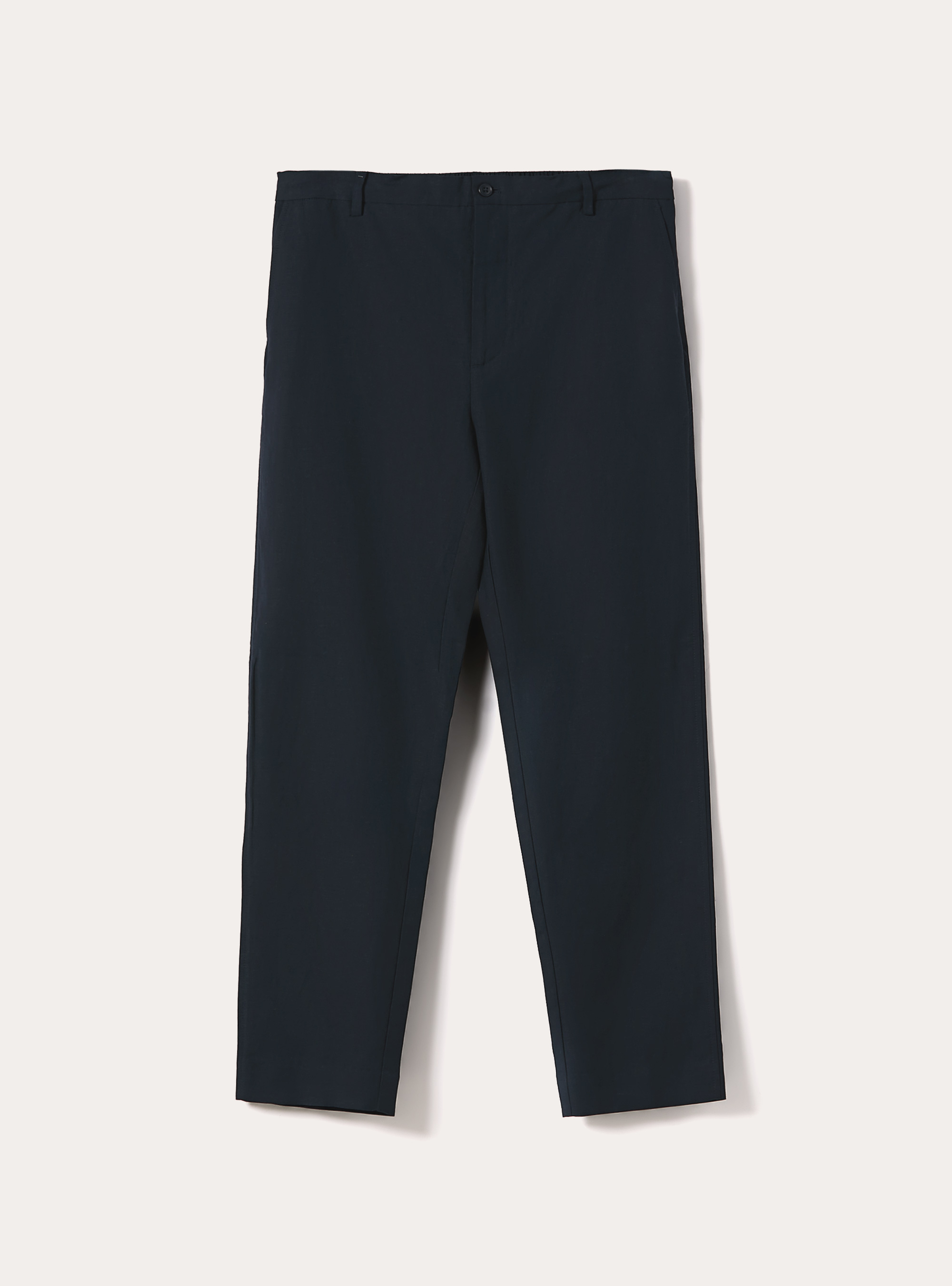 Chino-Hose aus Leinenmischung, NA2 NAVY MEDIUM