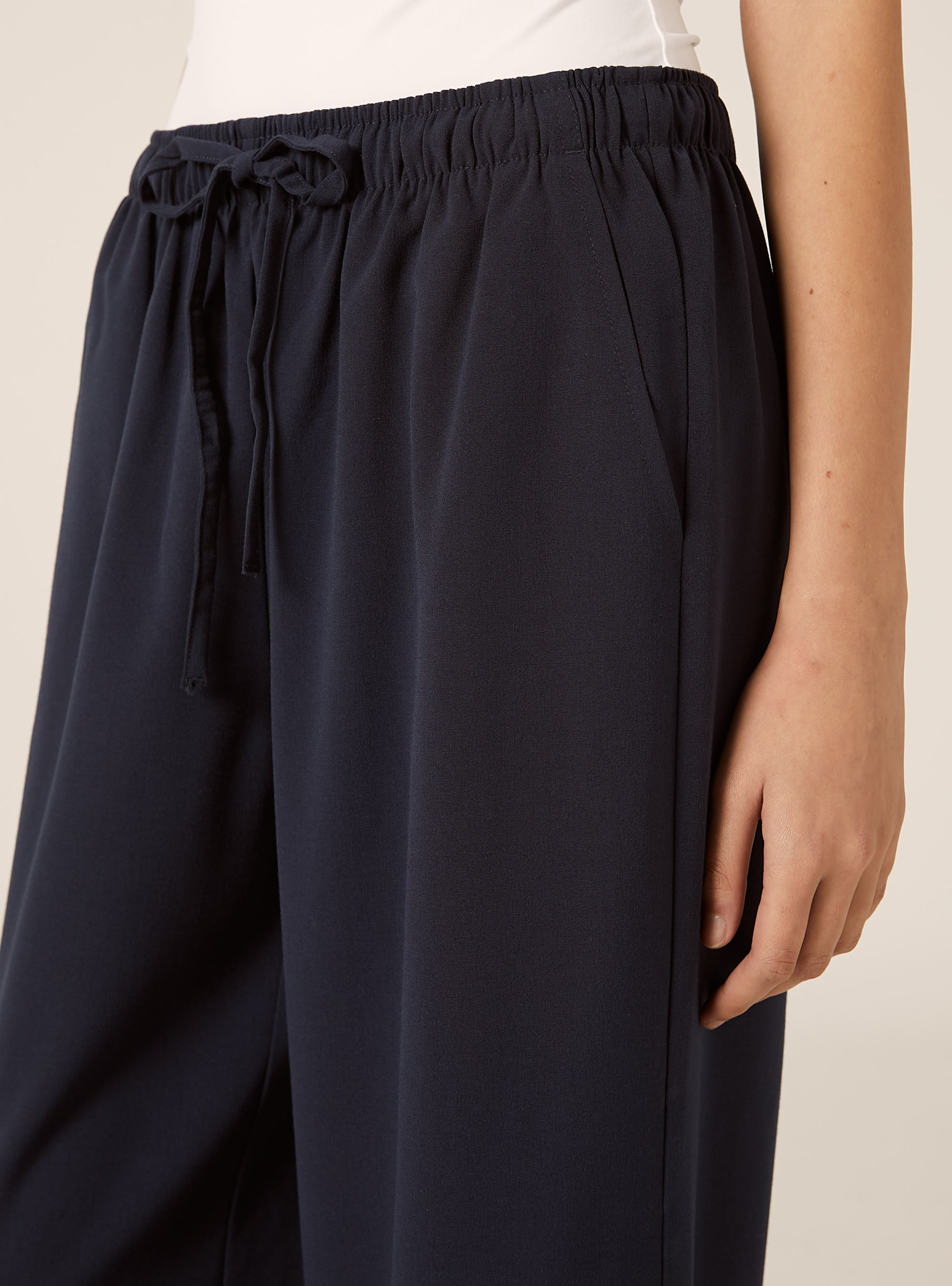 Pantalon &eacute;l&eacute;gant avec cordon de serrage, NA2 NAVY MEDIUM