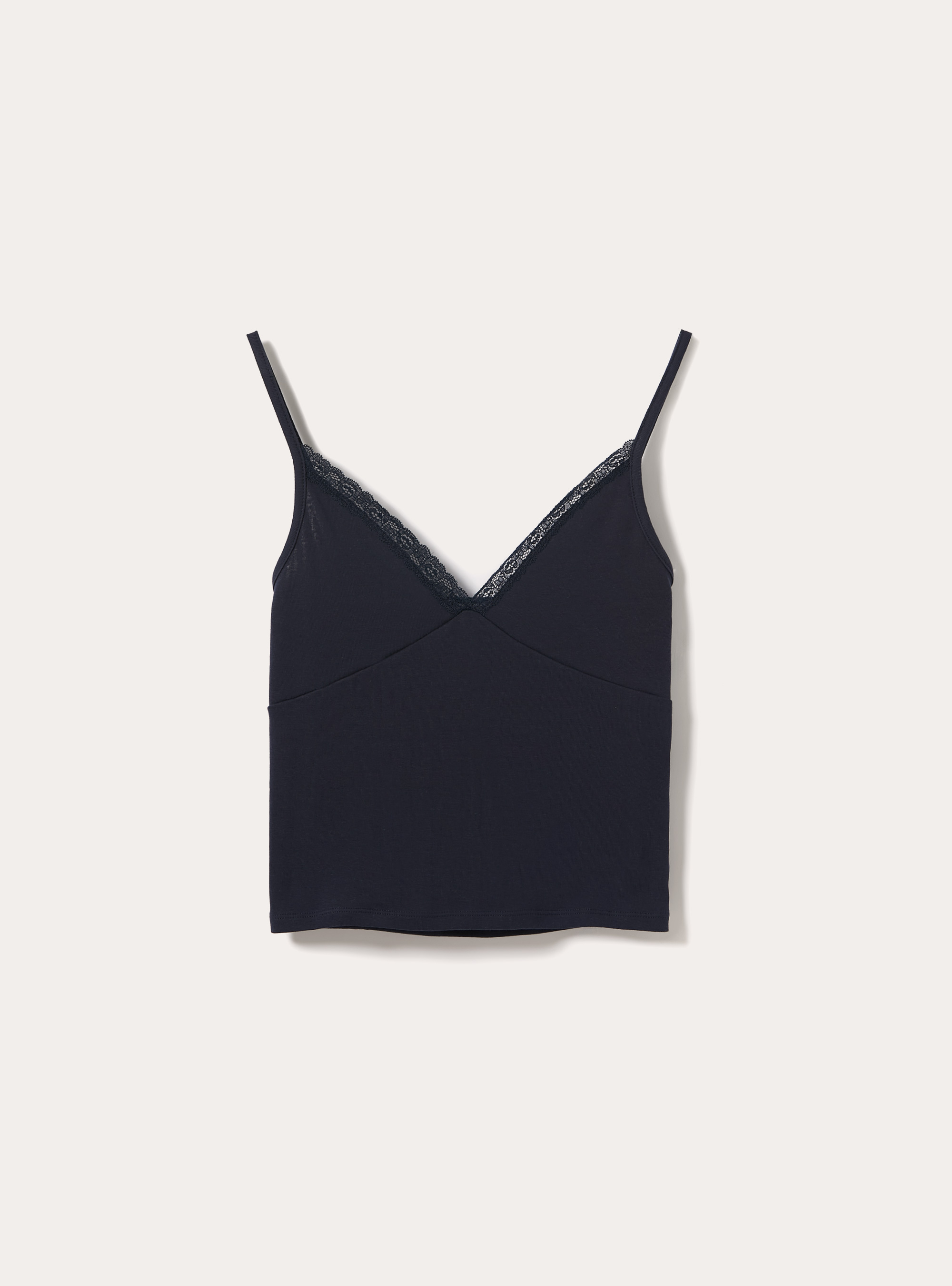 Bralette-Top mit Spitzendetail, NA3 NAVY LIGHT