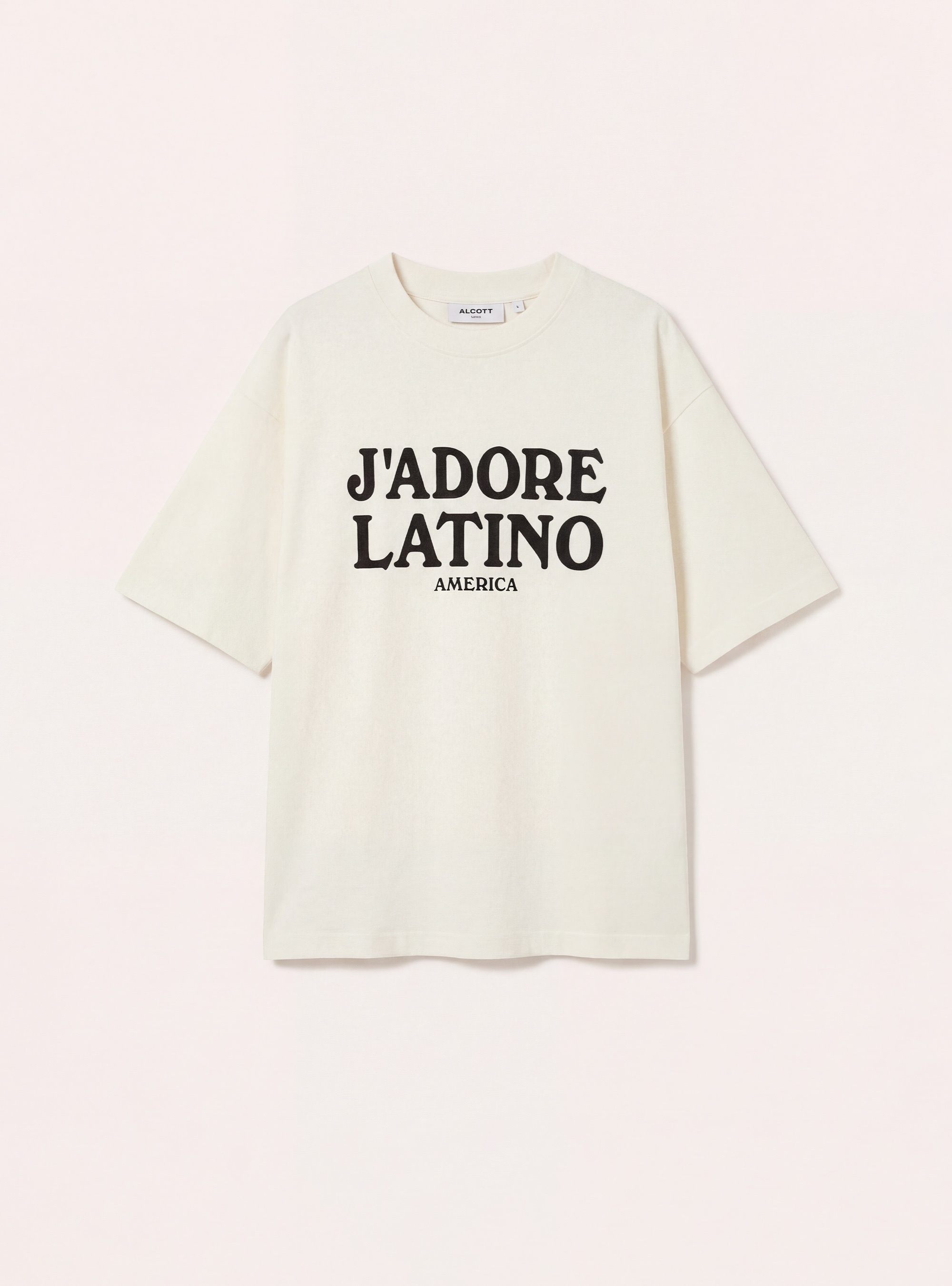 T-Shirt Latino Collection, boxy fit, WH2 WHITE