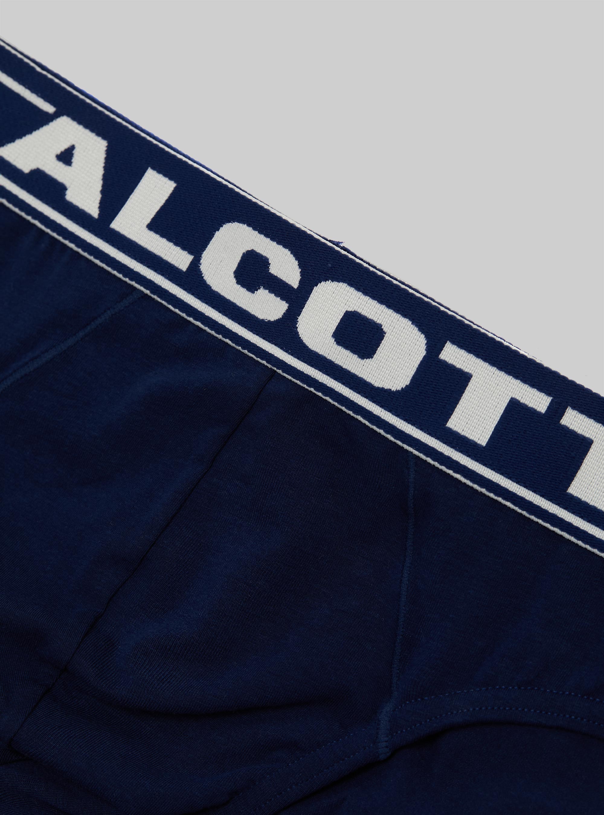 Slip en coton extensible avec logo, NA1 NAVY DARK