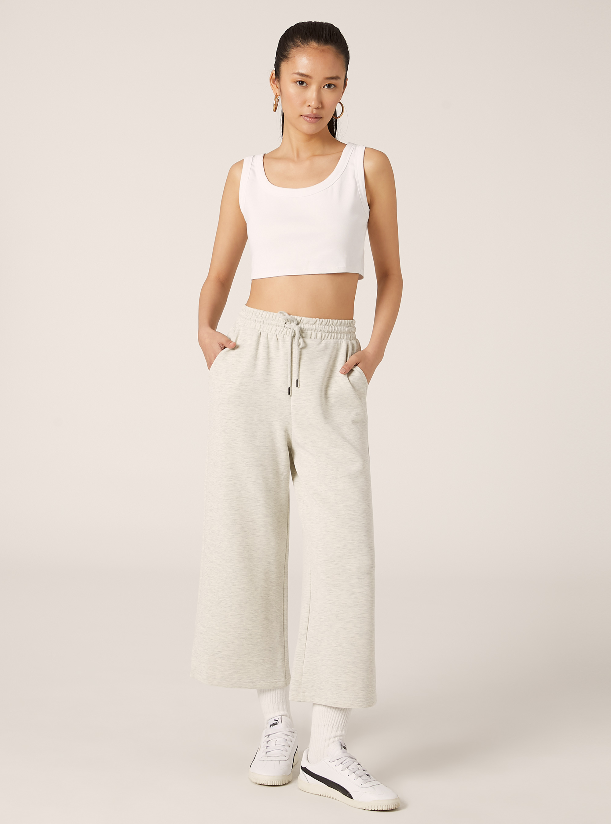 Soft-Touch-Culotte-Hose, MGY3 GREY MEL LIGHT