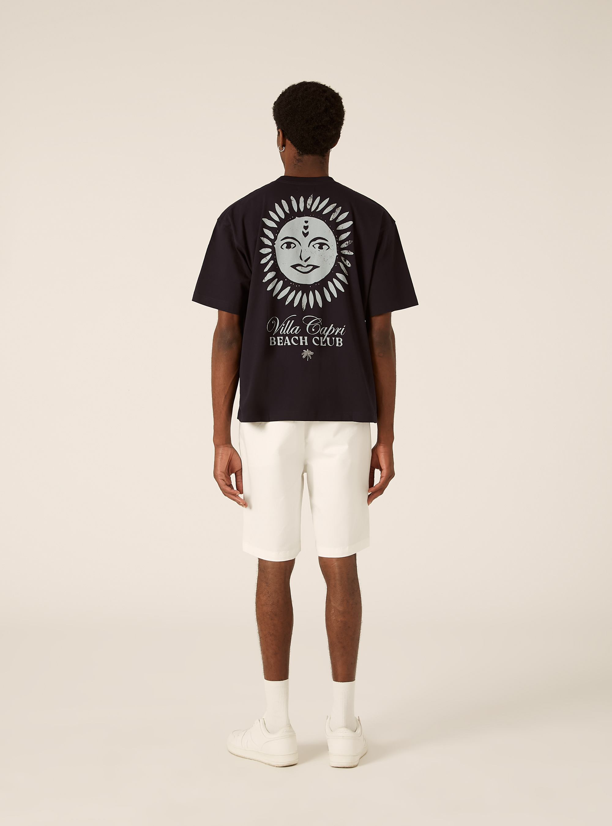 Boxy Fit T-Shirt Capri Amore Mio, NA2 NAVY MEDIUM