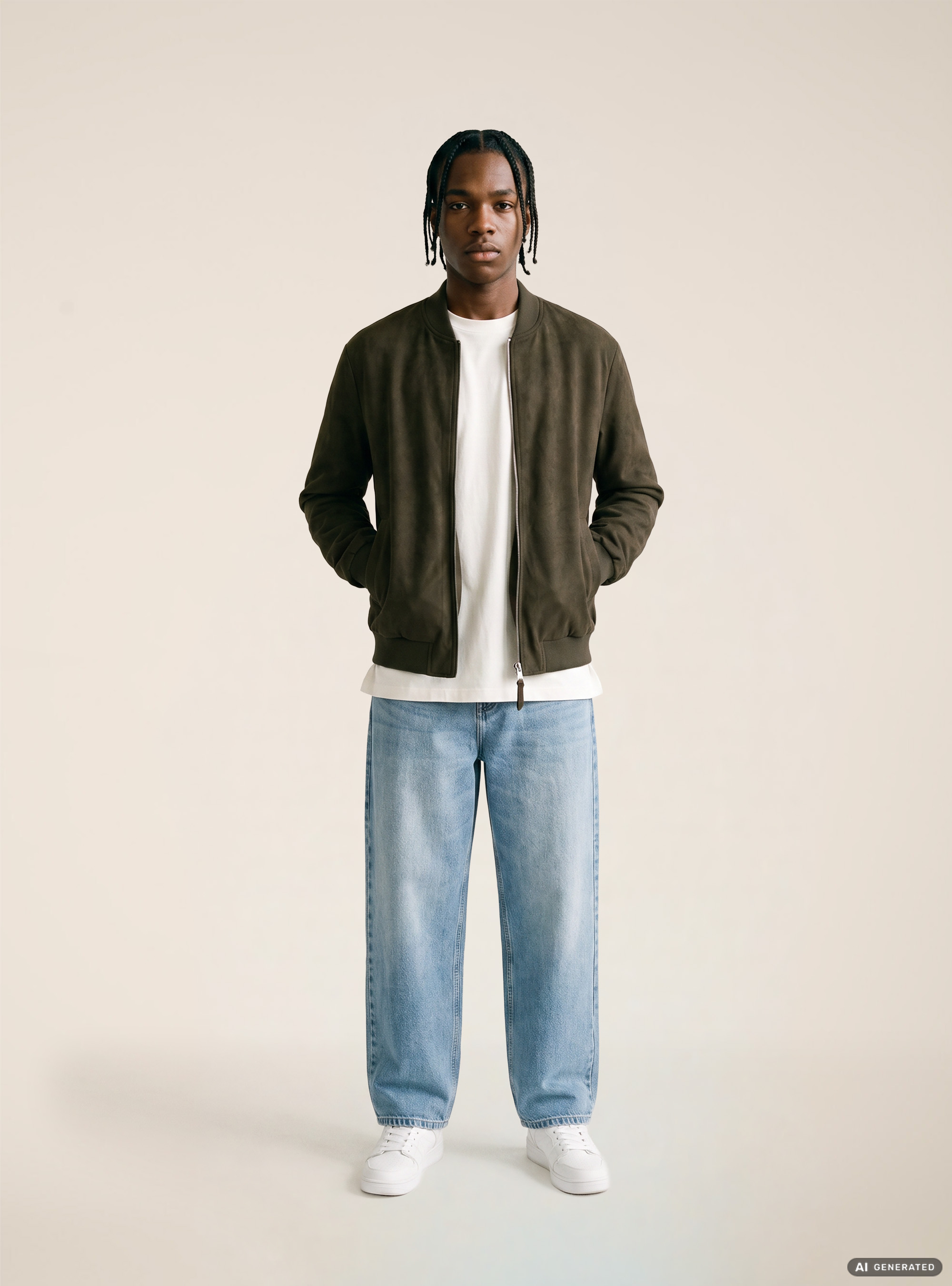 Bomber effet daim, GY1 GREY DARK