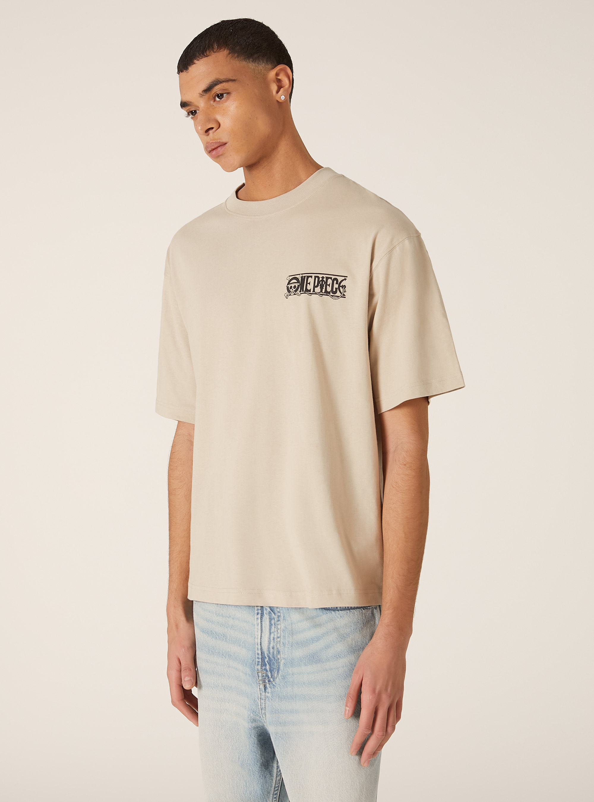T-shirt coupe carr&eacute;e One Piece / Alcott, BG2 BEIGE MEDIUM