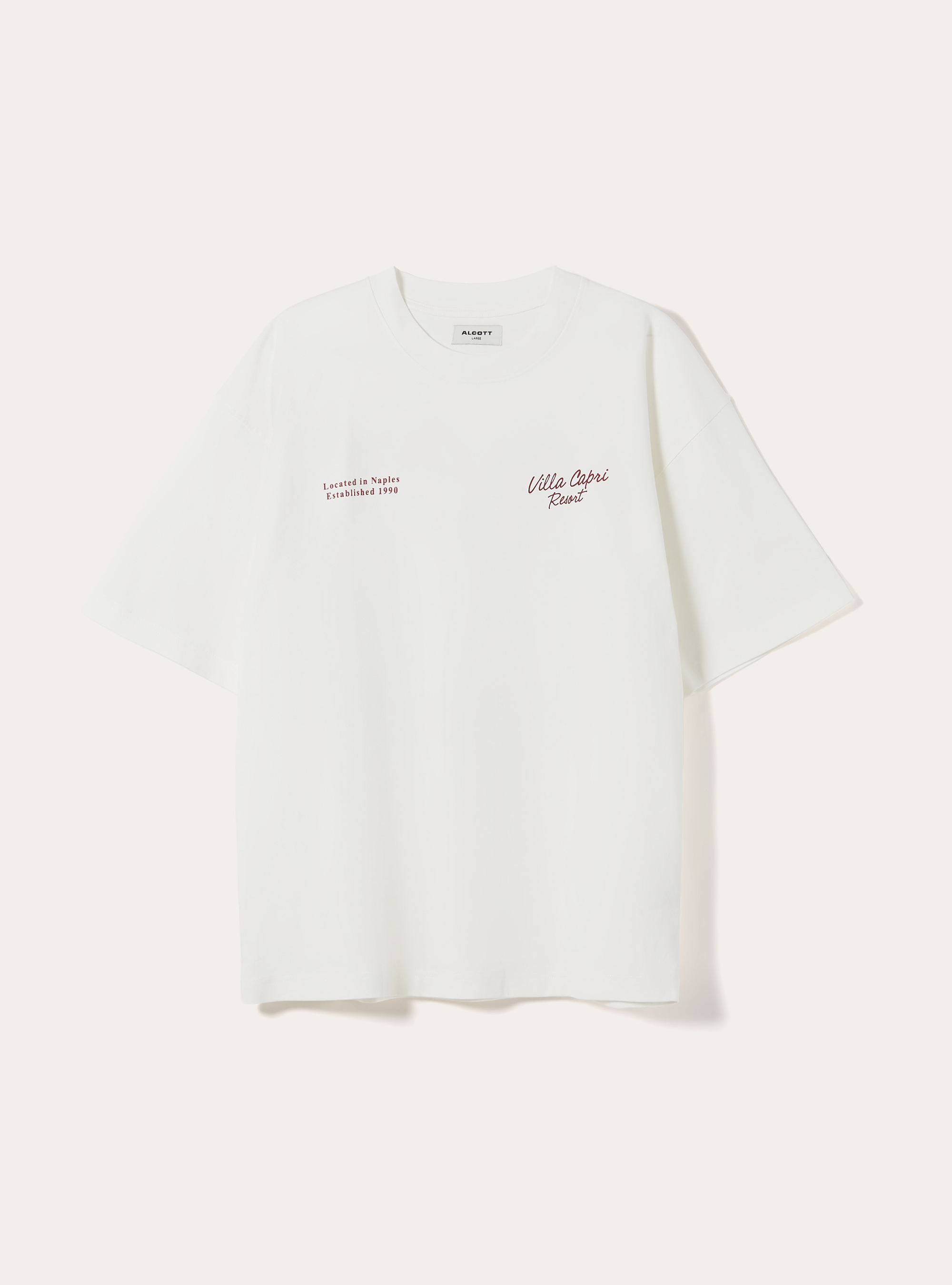 Boxy Fit T-Shirt Capri Amore Mio, WH2 WHITE