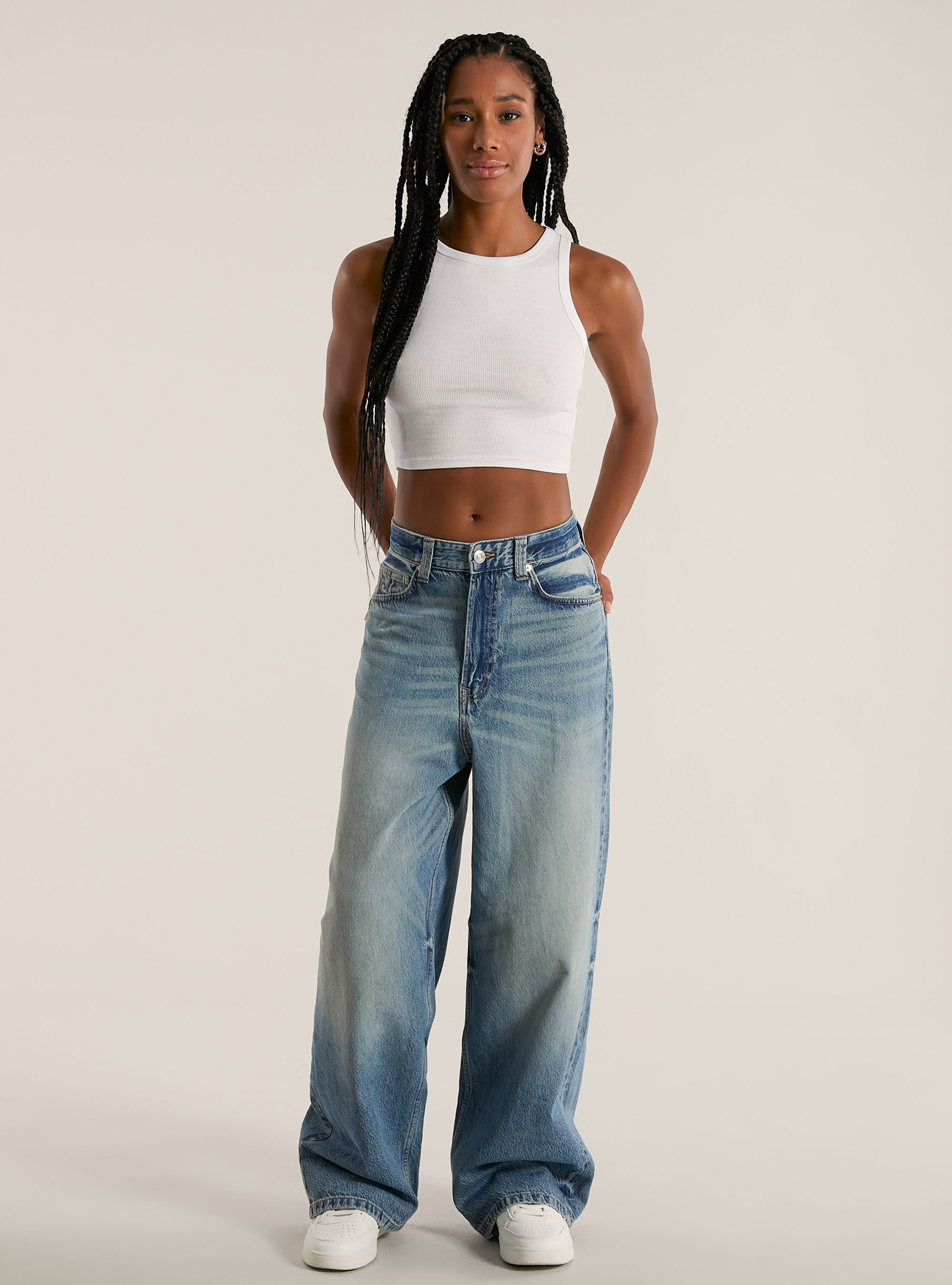 Jean super baggy, D005 LIGHT BLUE