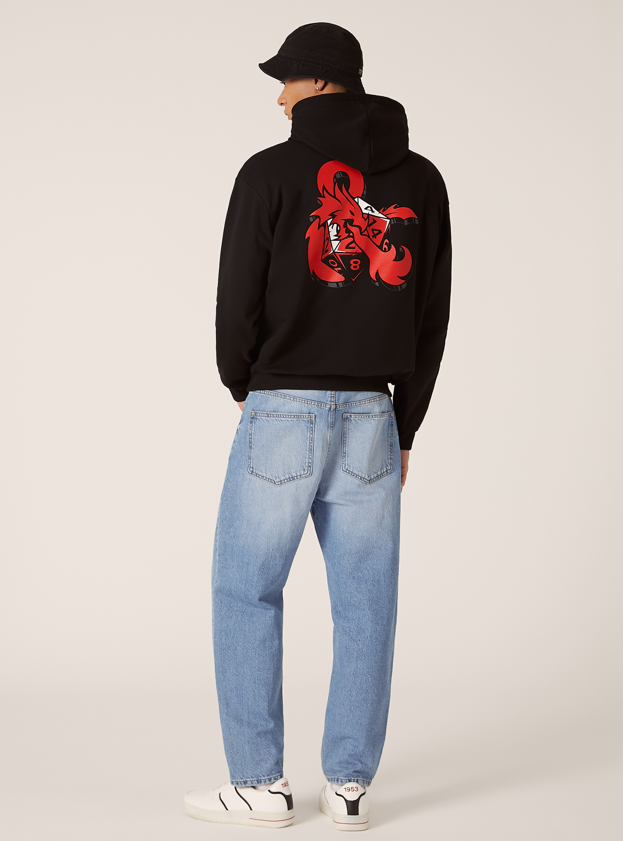 Sweat-shirt Dungeons & Dragons boxy fit / Alcott, BK1 BLACK