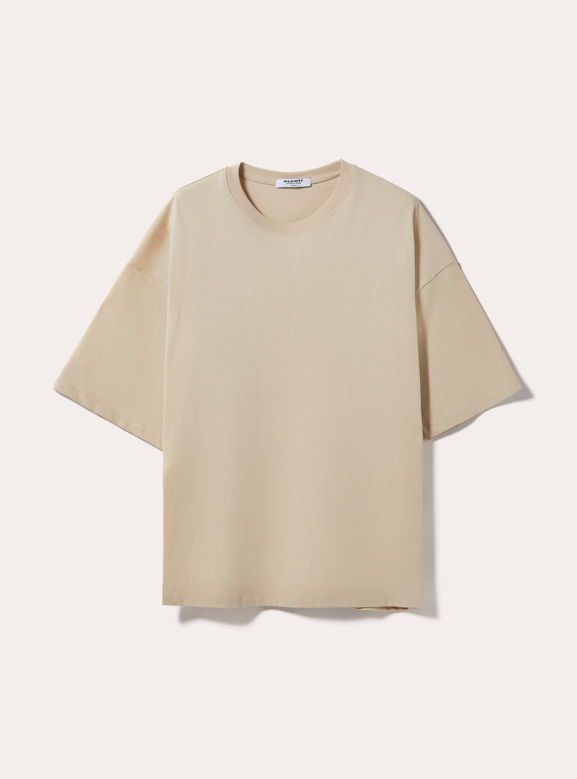Maglietta boxy over fit, BG3 BEIGE LIGHT