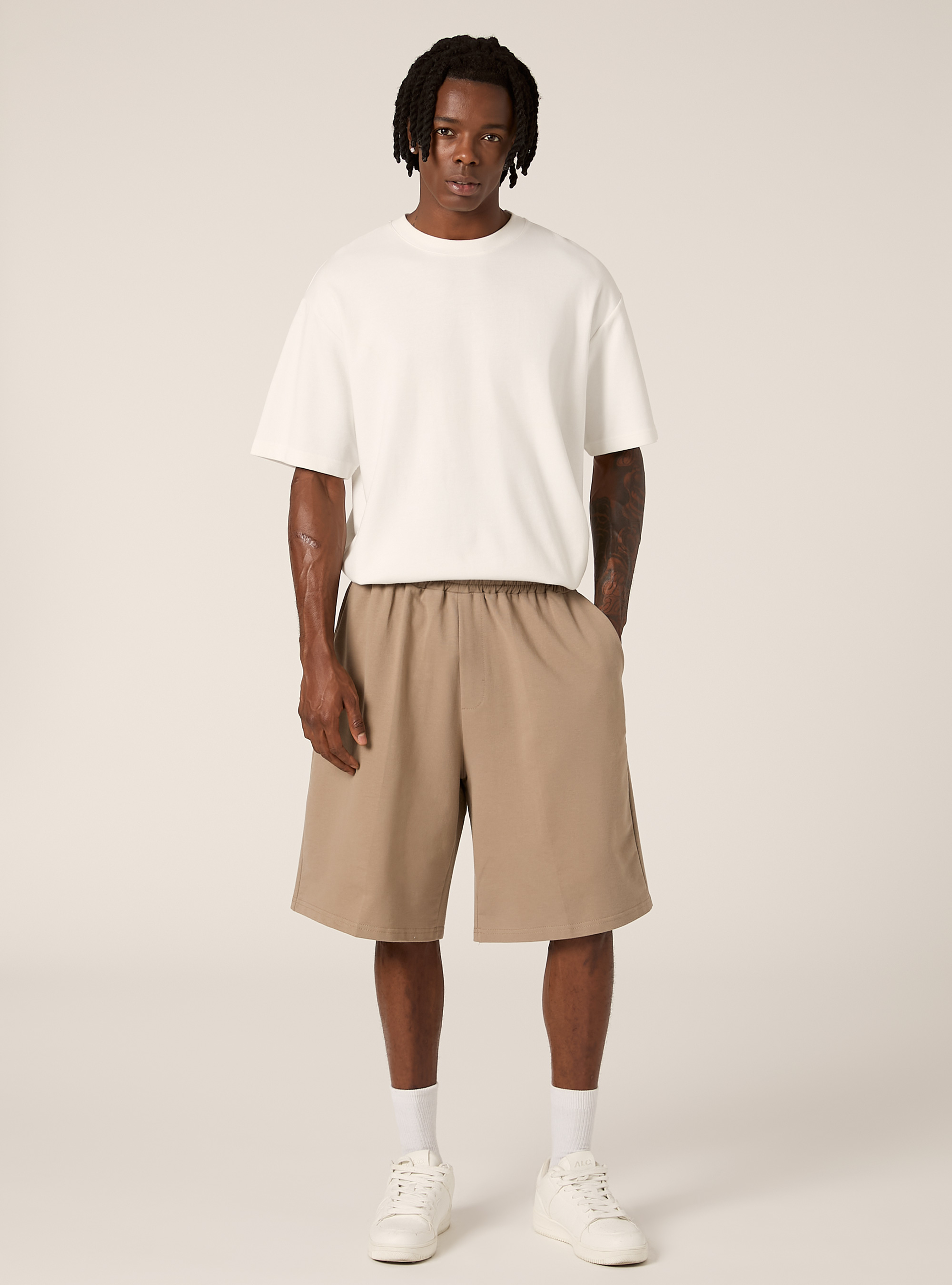 Bermuda ample, BR2 BROWN MEDIUM