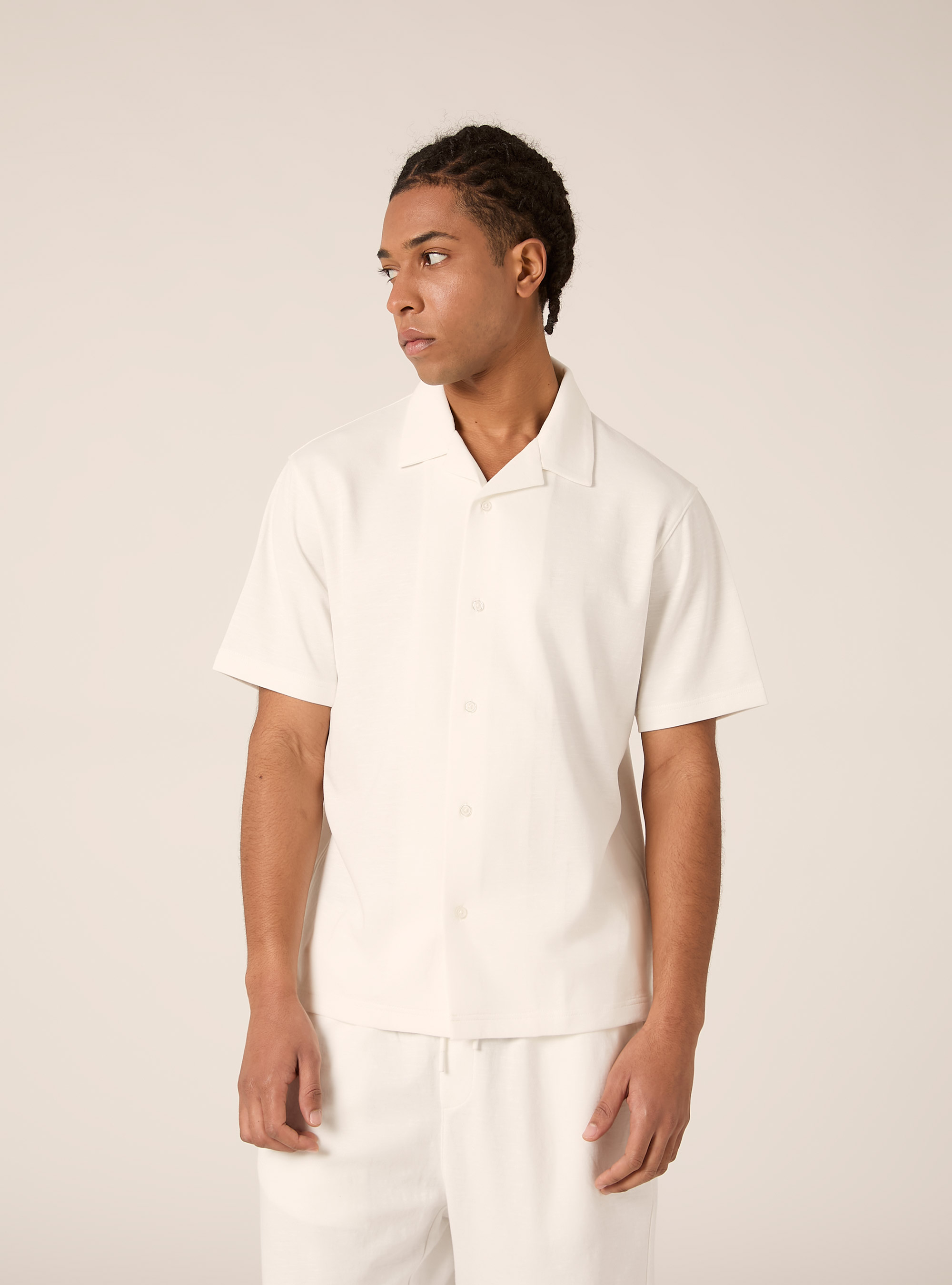 Short-sleeved jersey shirt, WH2 WHITE
