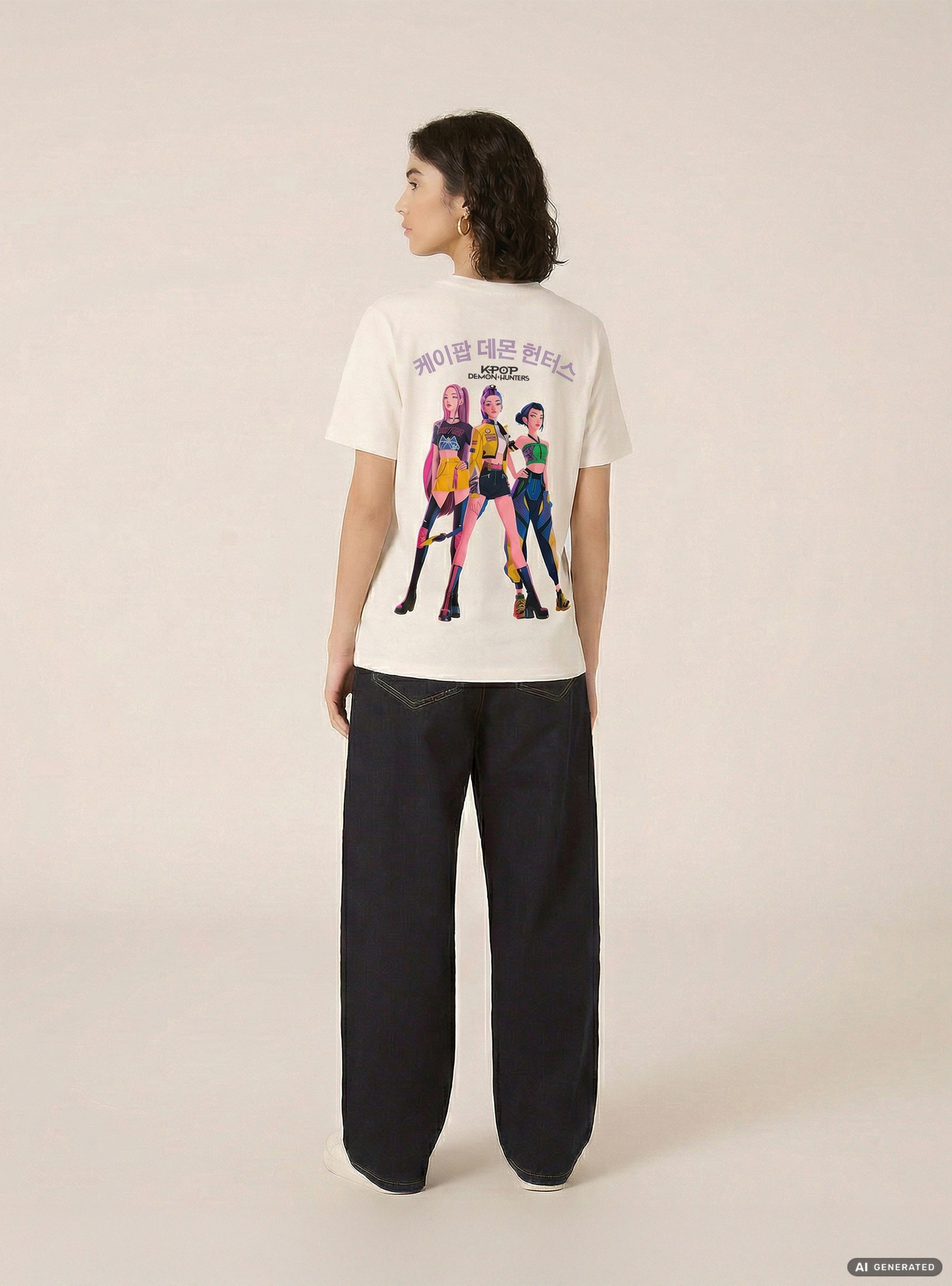 Camiseta con Licencia KPop Demon Hunters, WH2 WHITE