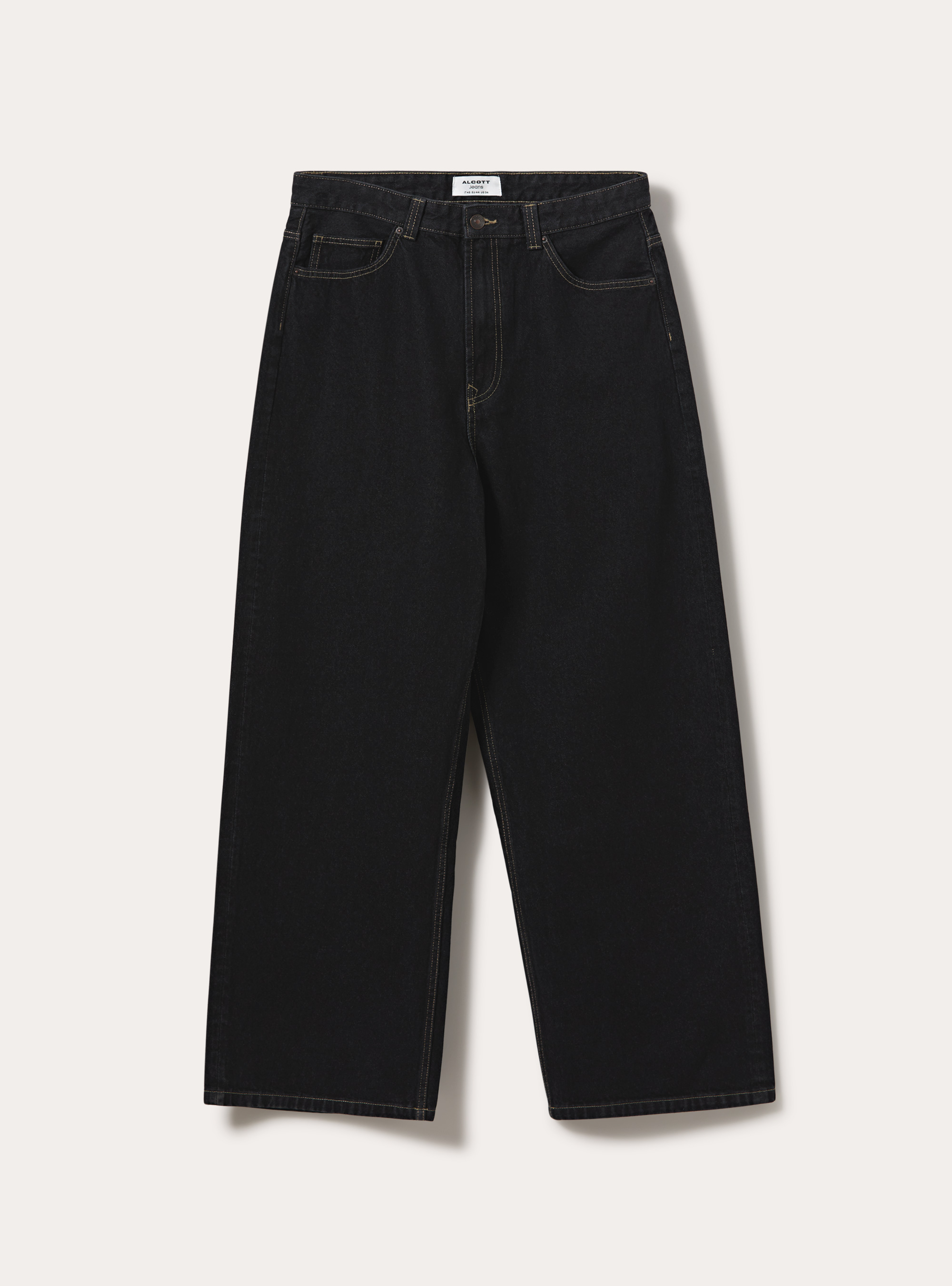 Jeans baggy fit, D000 BLACK