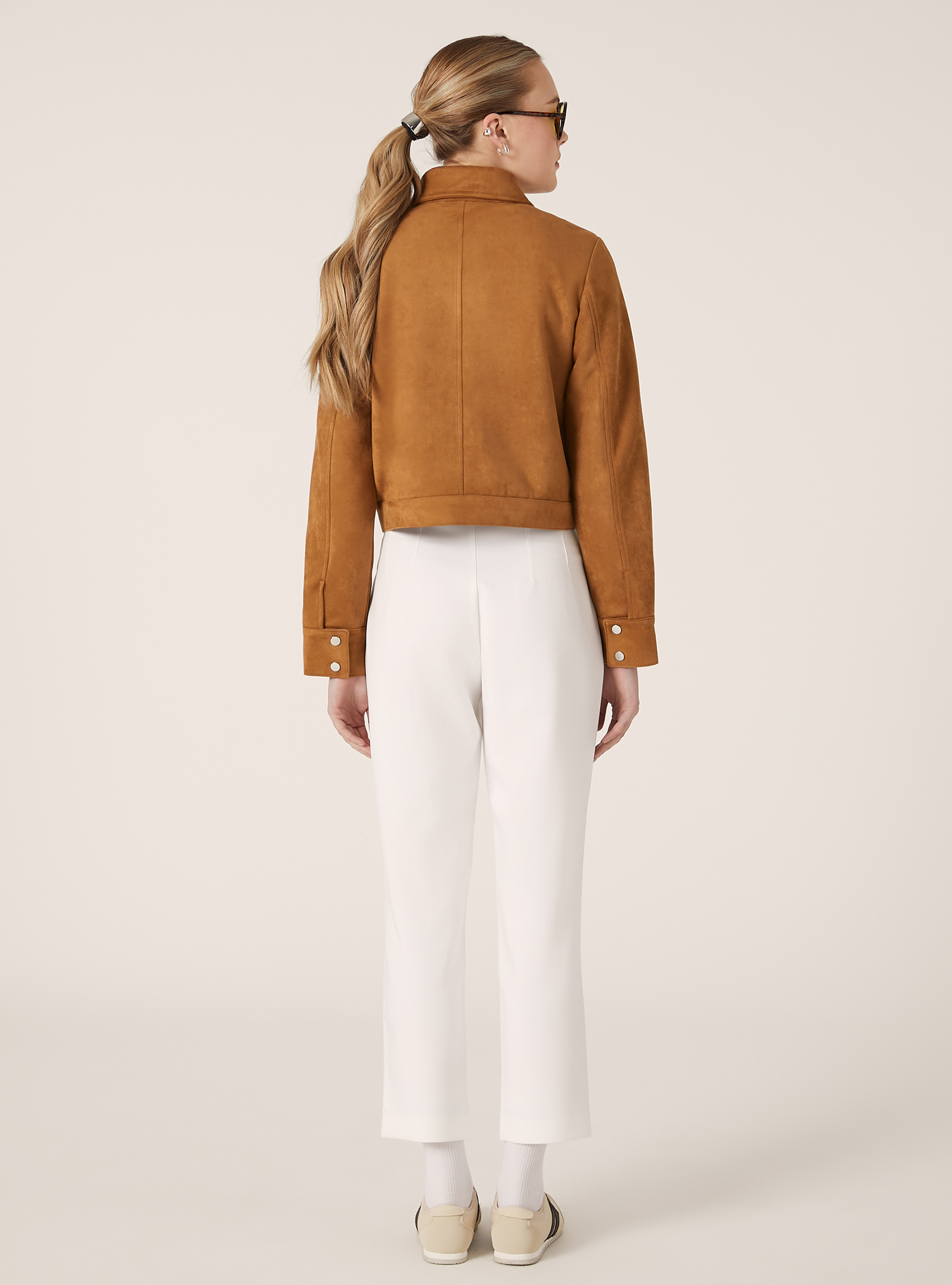 Veste en daim, TB2 TOBACCO MEDIUM