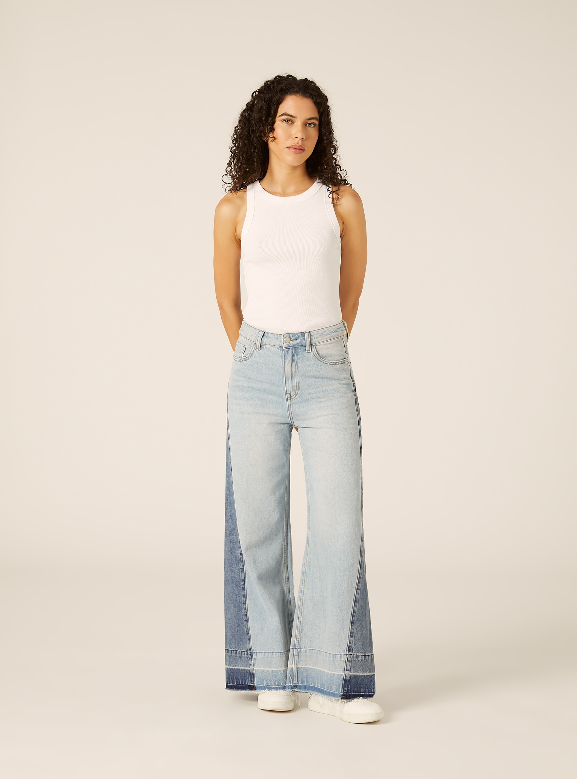 Jean Large Patchwork, D006 AZURE