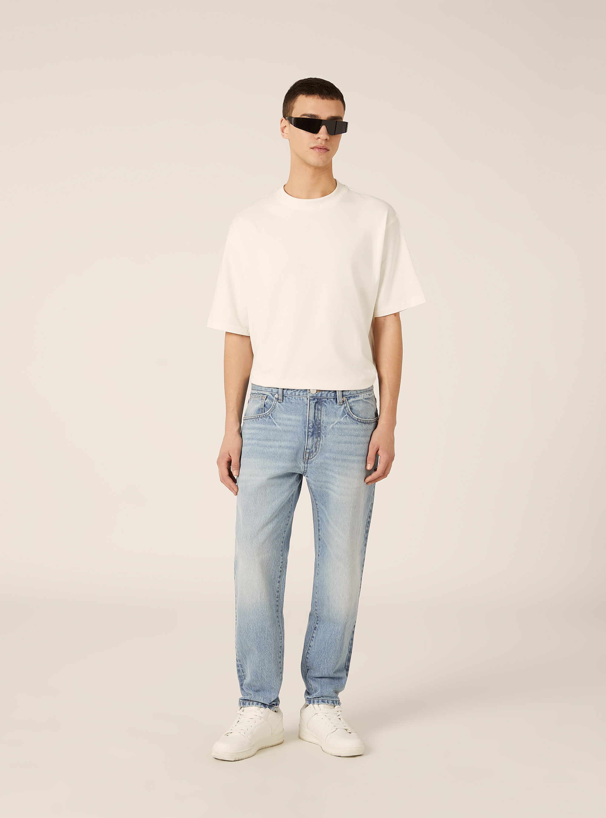 Loose fit jeans, D006 AZURE