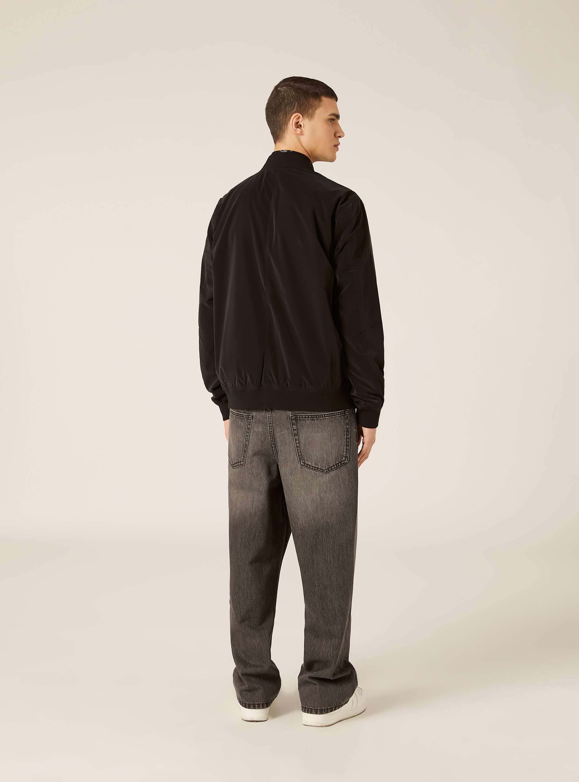 Regular fit bomber jacket, BK1 BLACK