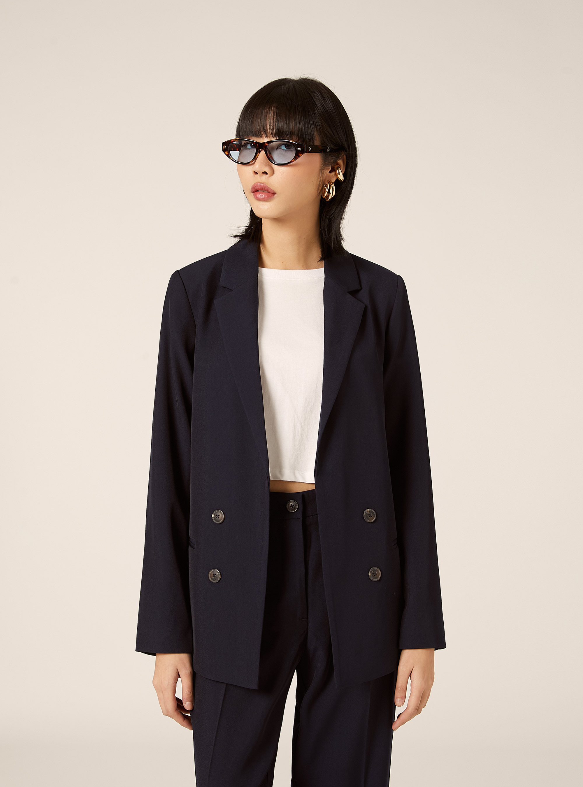 Blazer croise, NA2 NAVY MEDIUM