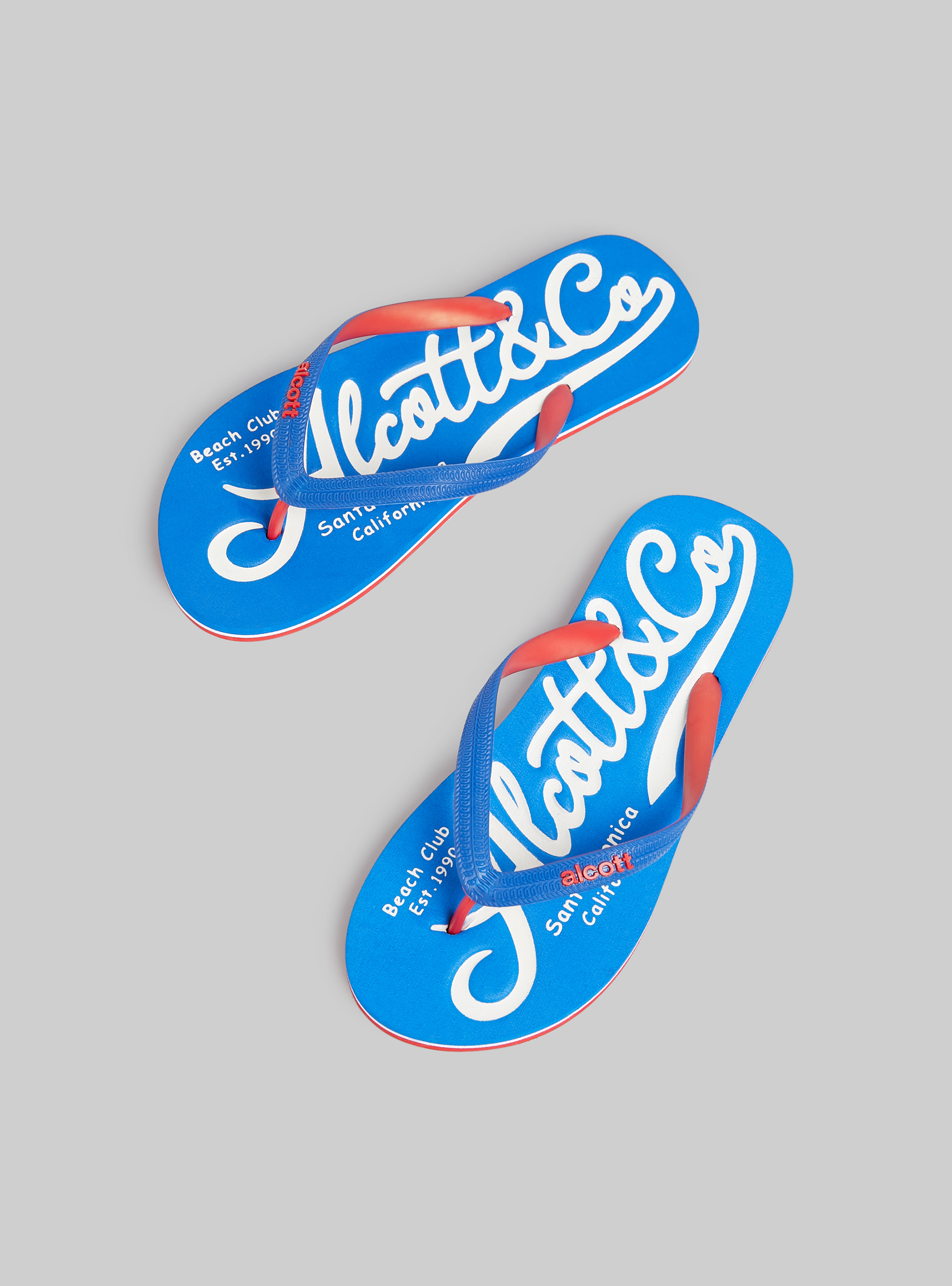 Infradito con logo a constrasto, RY2 ROYALE MEDIUM