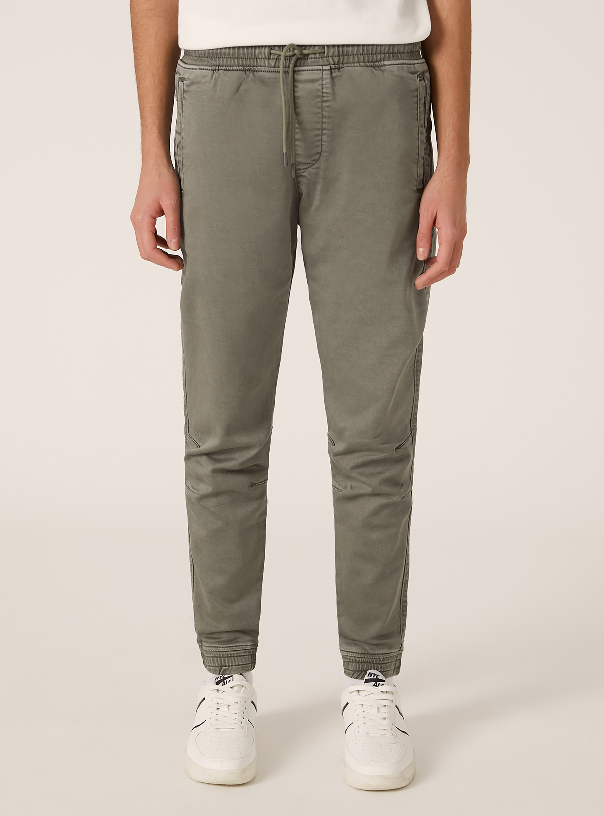 Pantalon jogger en coton, KY1 KAKY DARK