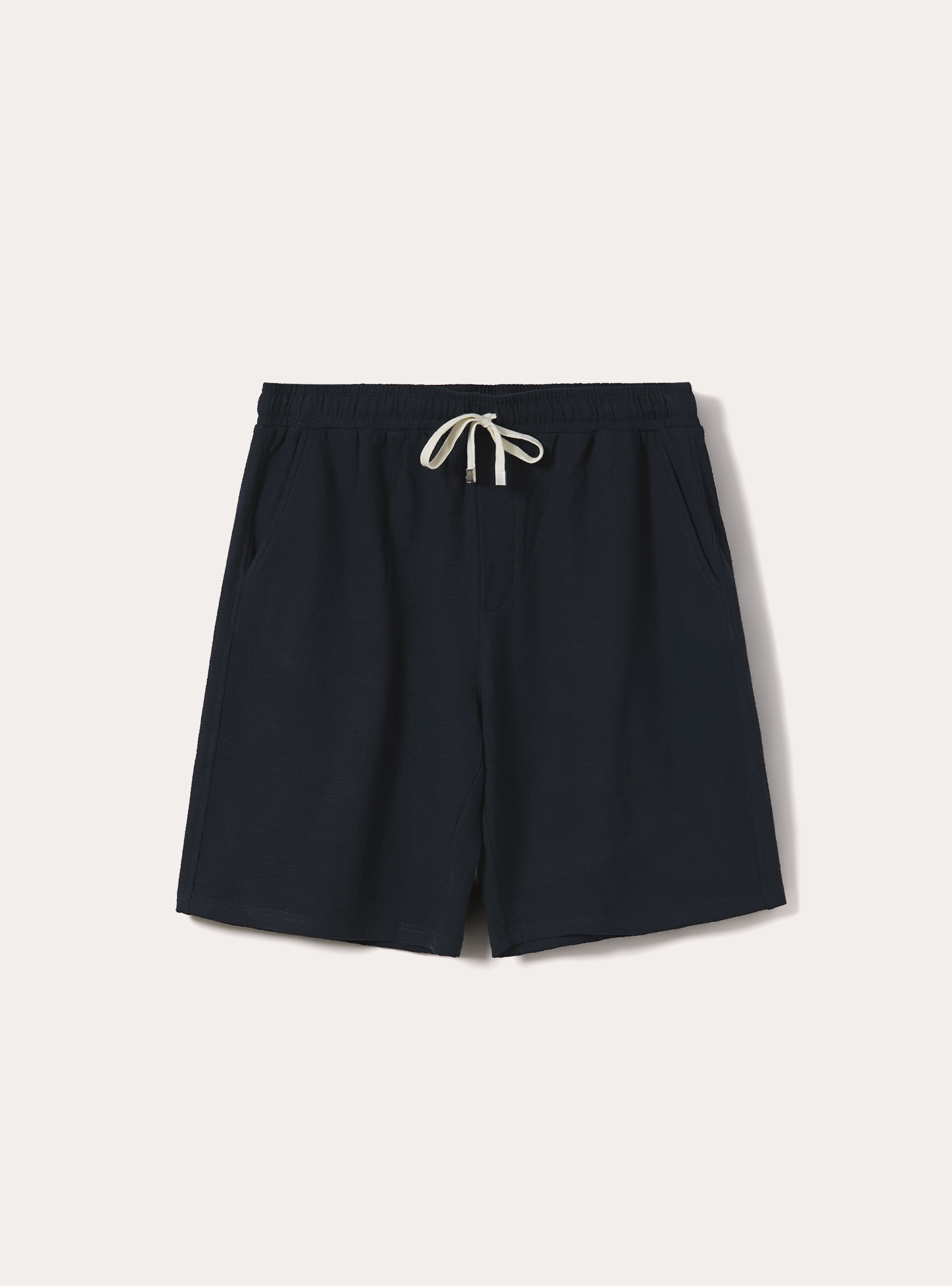 Textured Bermuda Shorts, Regular Fit, NA1 NAVY DARK