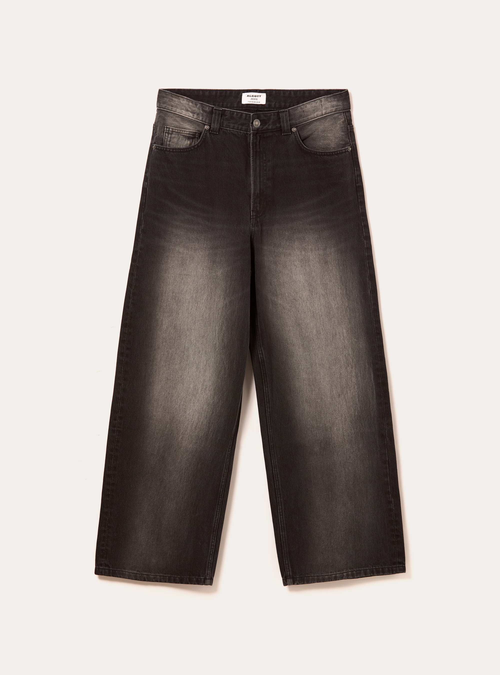 Jeans coupe super baggy, D000 BLACK