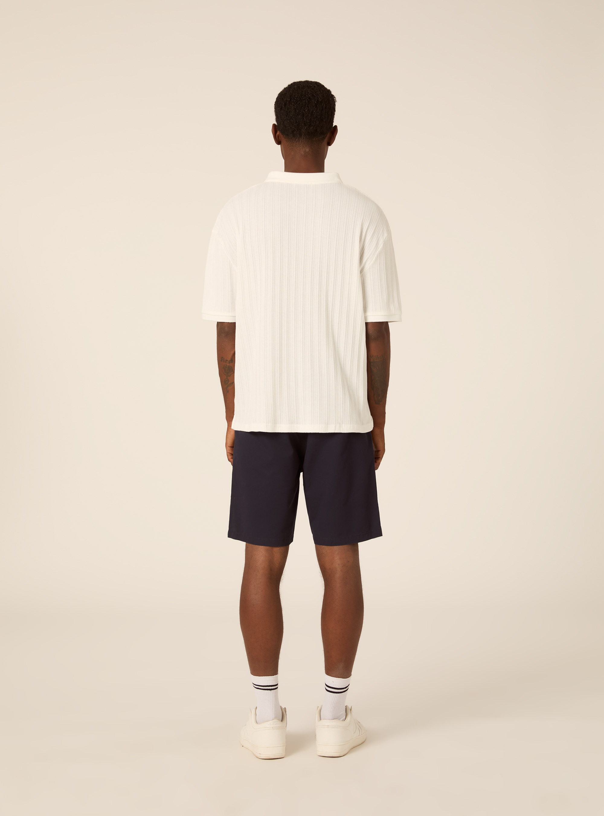 Polo de Jersey Estructurado Regular Fit, WH2 WHITE
