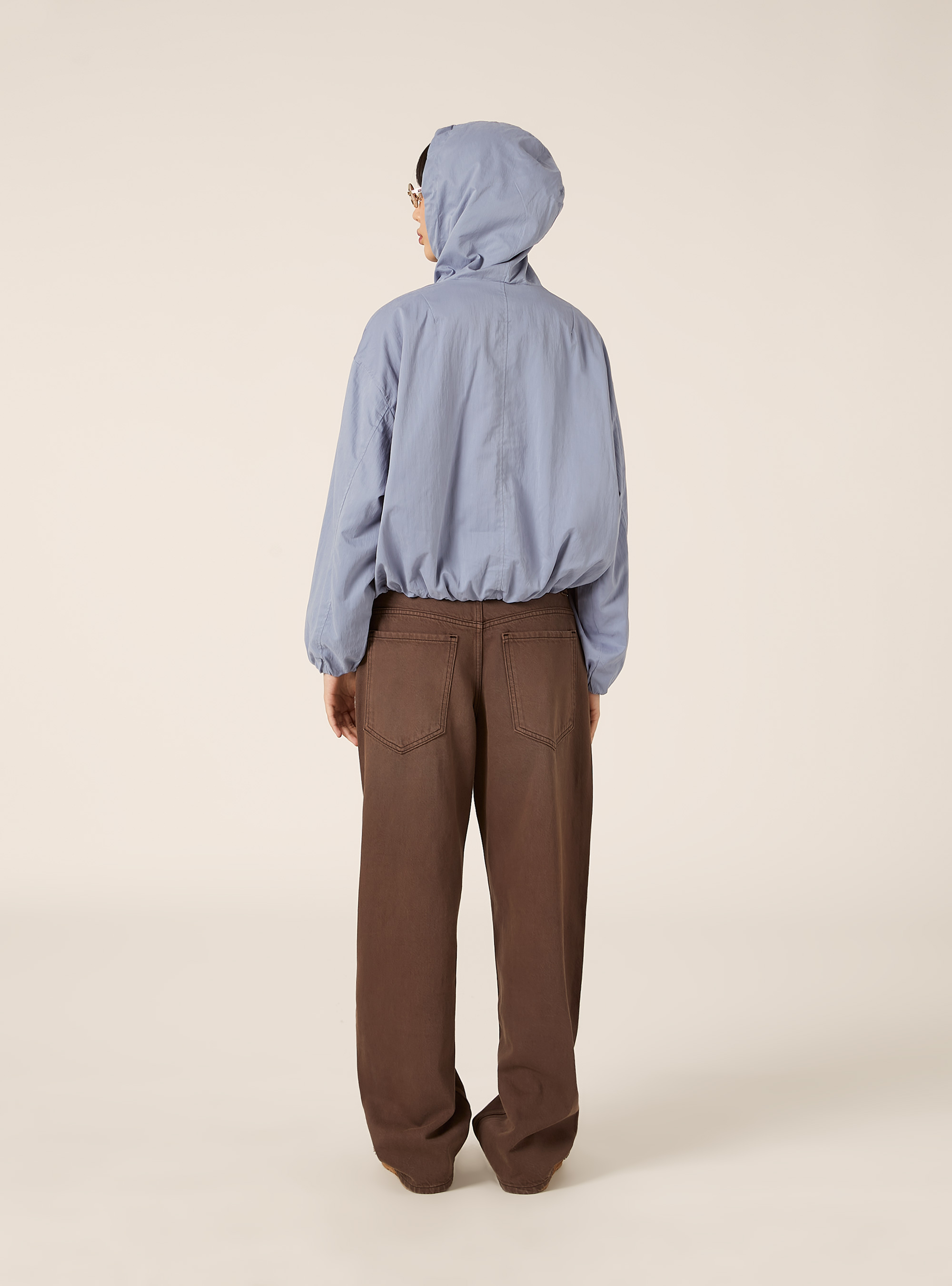 Chaqueta con corte globo, AZ1 AZURE DARK