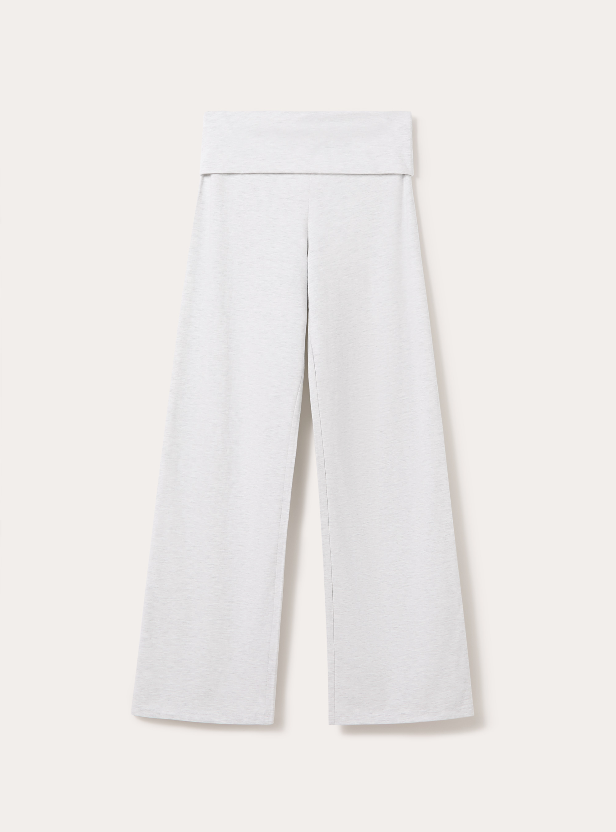 Leggings &agrave; revers &agrave; la taille, MGY3 GREY MEL LIGHT