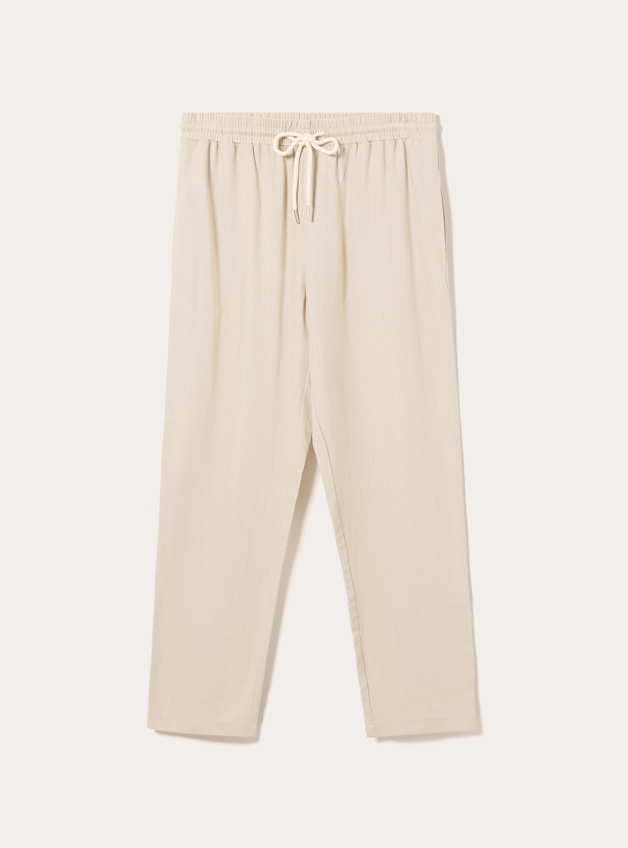 Jogginghose aus Leinenmischung, BG3 BEIGE LIGHT