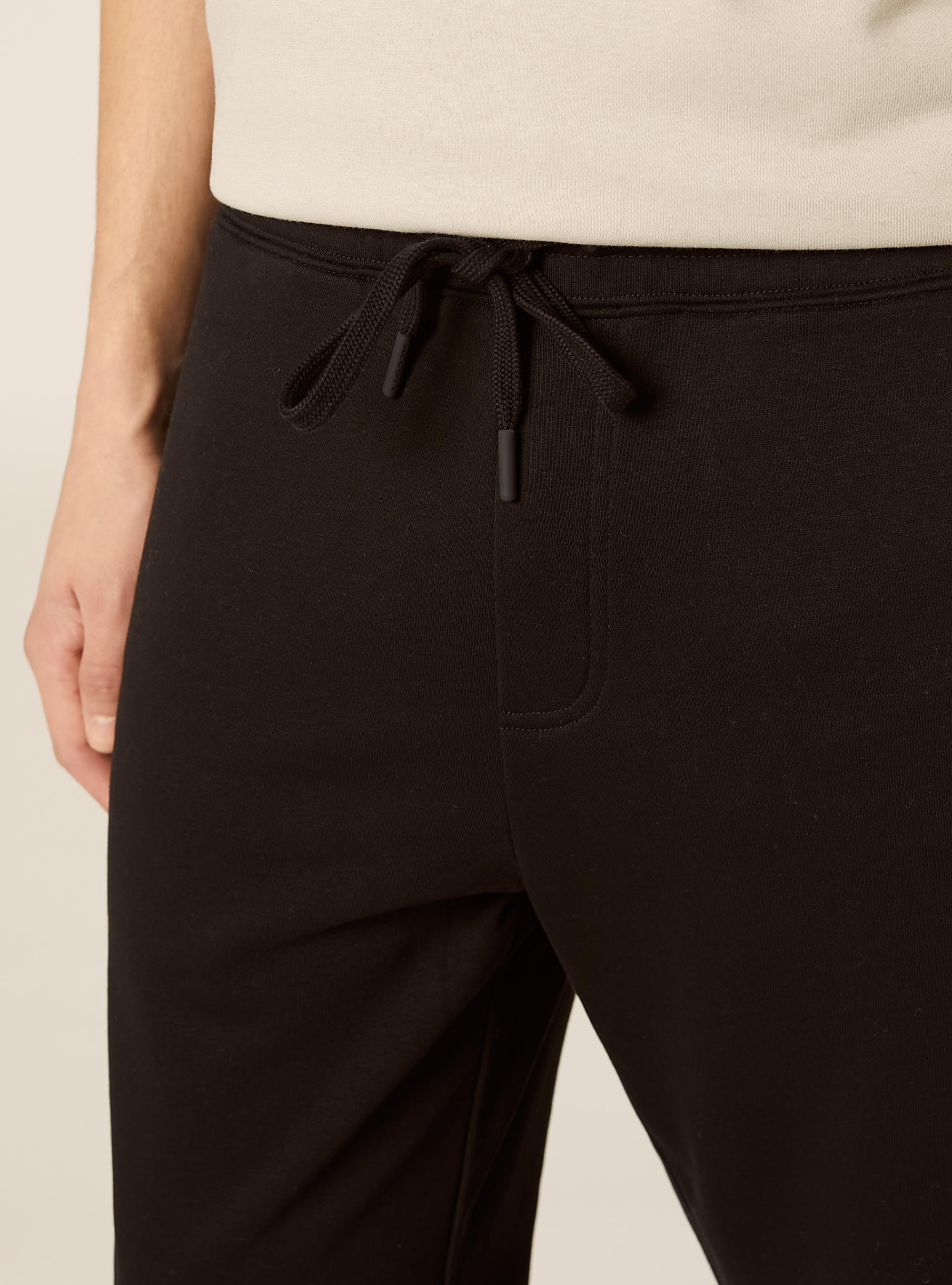 Sweatshirt jogger pants, BK1 BLACK