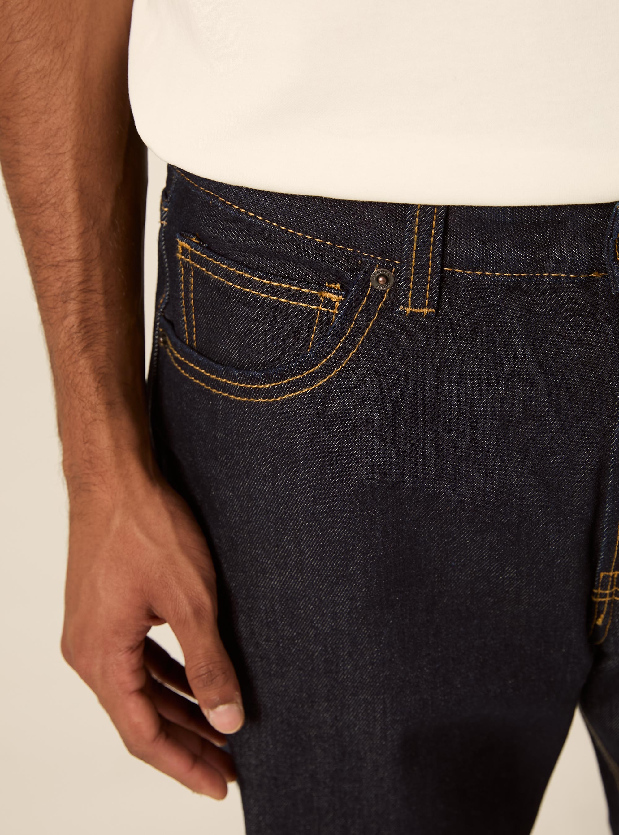 Straight fit jeans, D001 DEEP BLUE