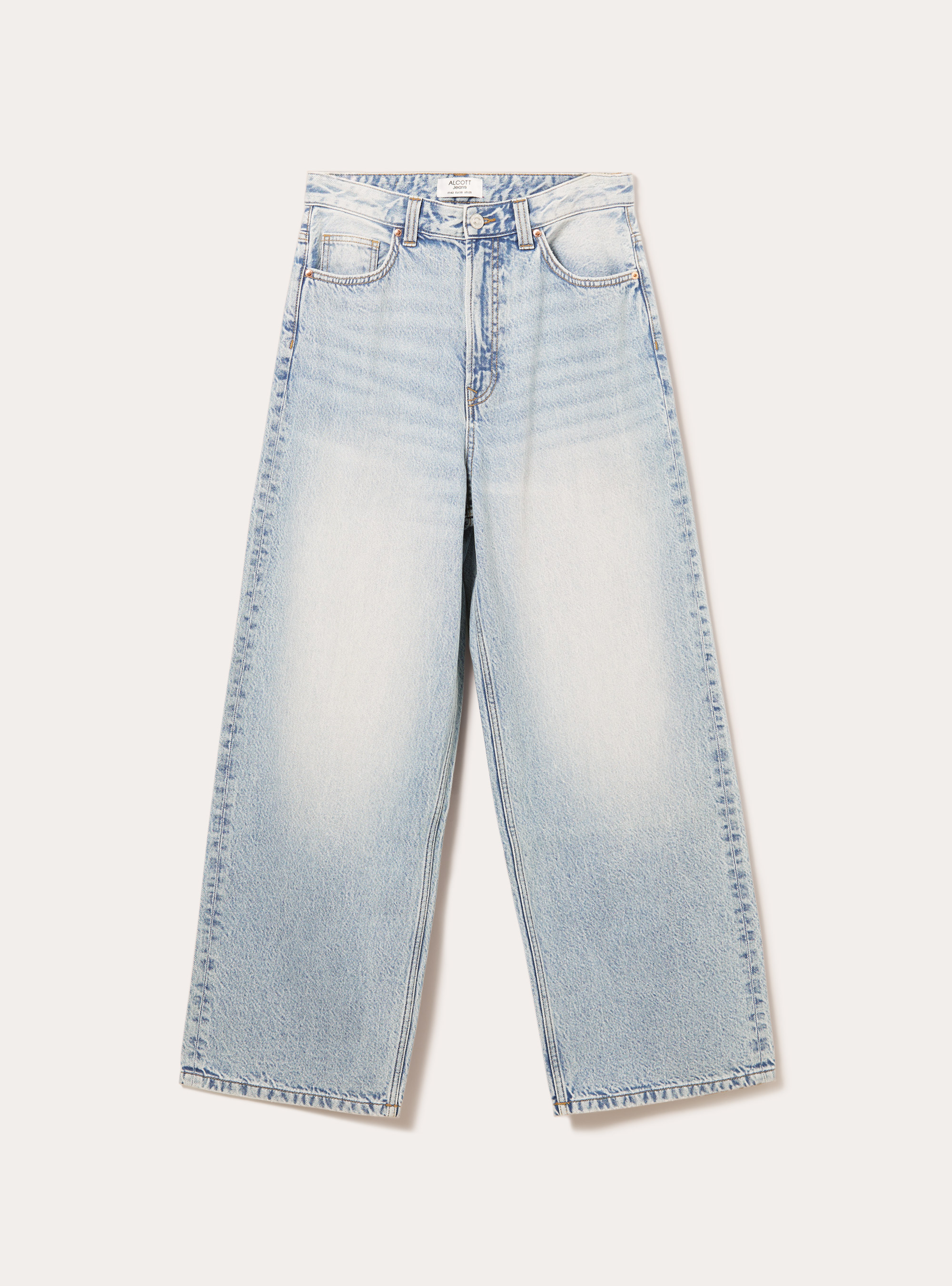 Jean super baggy, D006 AZURE