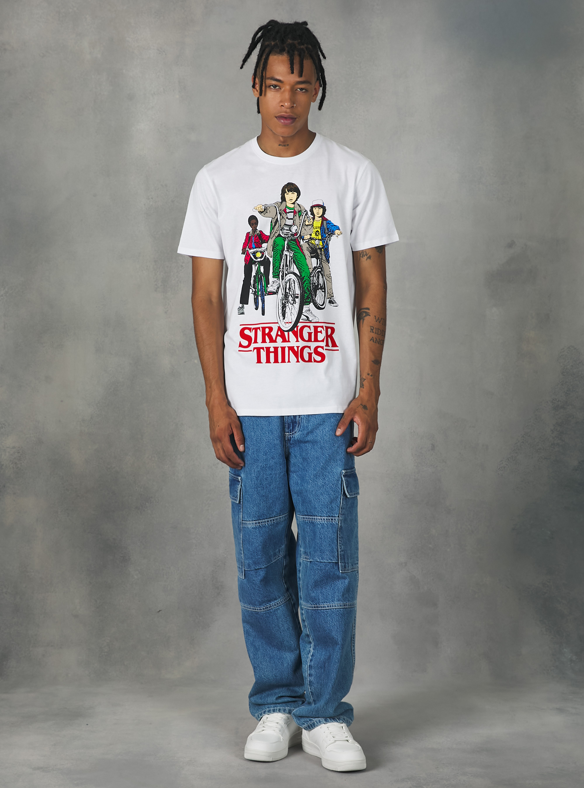 Maglietta Stranger Things / Alcott, WH3 WHITE