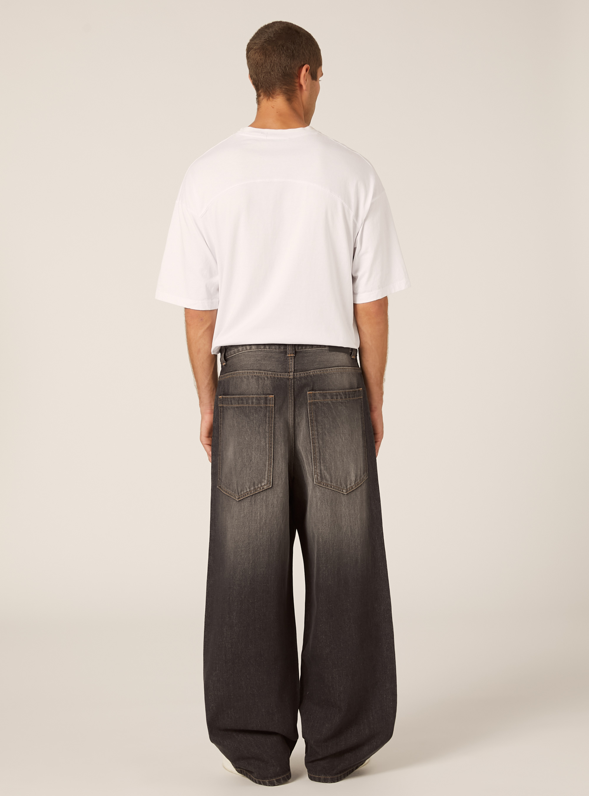 Jeans coupe super baggy, D00G GREY
