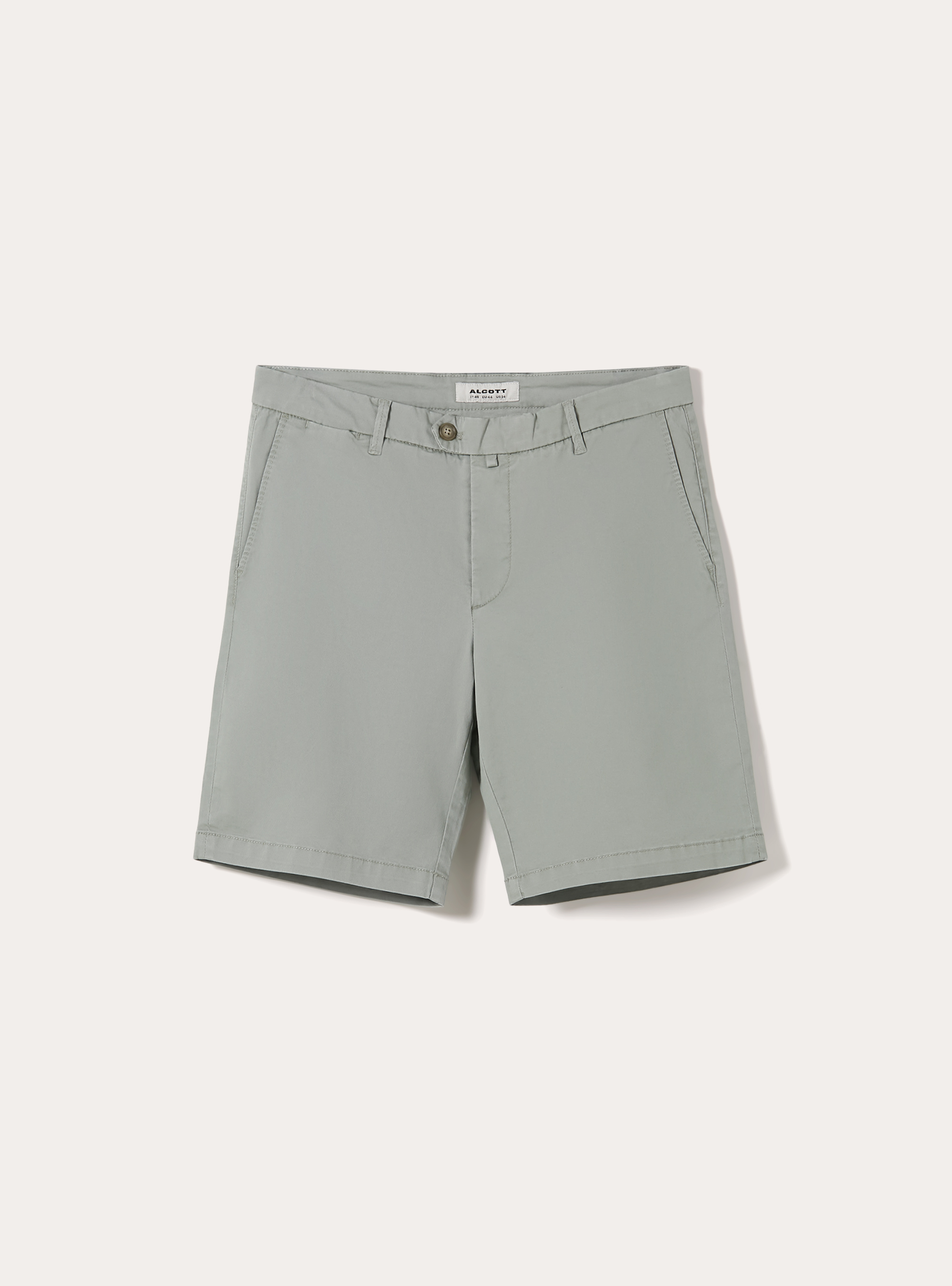 Chino-Bermudas aus Twill, SG3 SAGE LIGHT