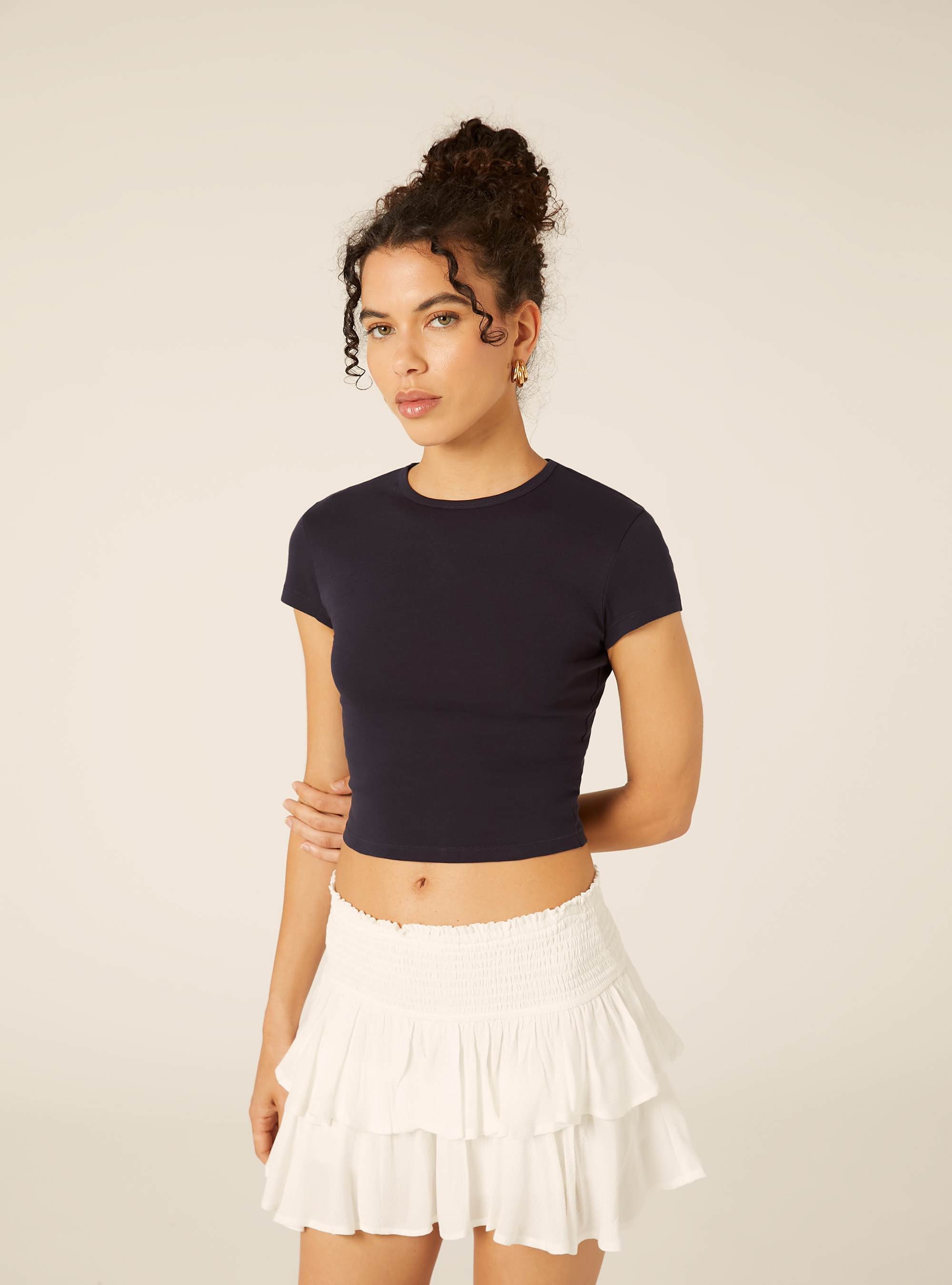 Slim Fit Short Sleeve T-Shirt, NA3 NAVY LIGHT