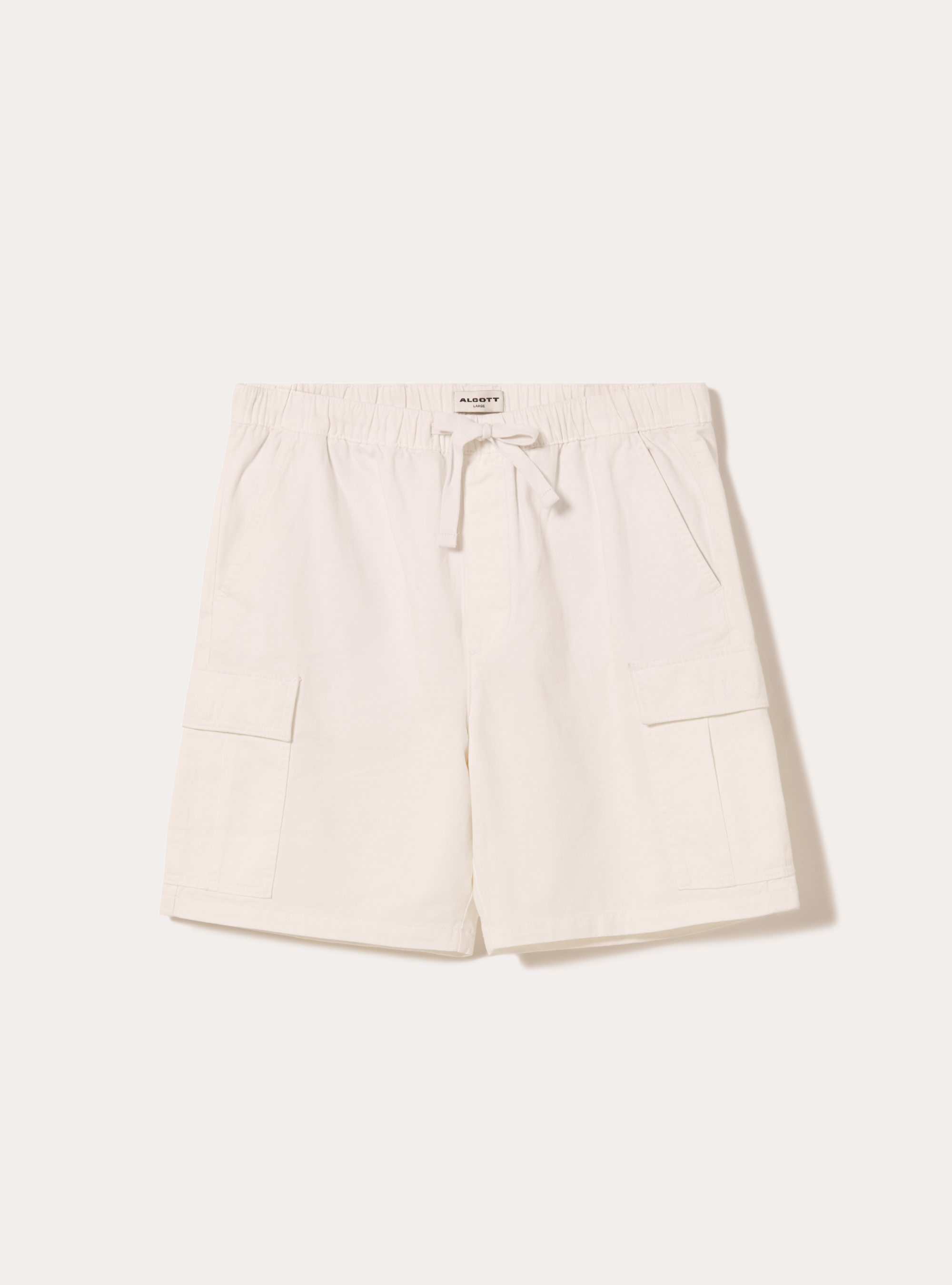Bermuda cargo en serg&eacute; coul&eacute;, WH2 WHITE