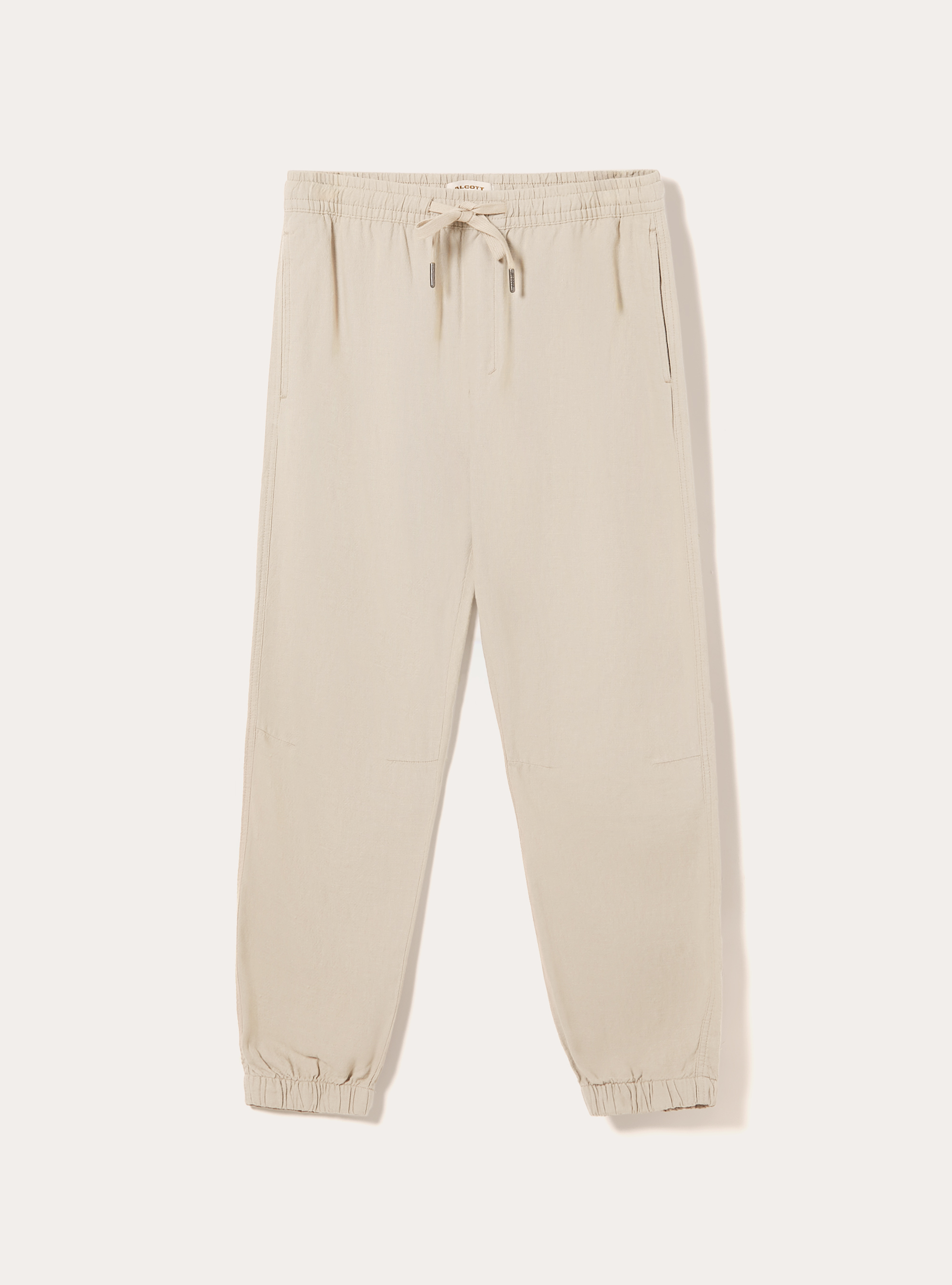 Linen-blend jogger pants, BG2 BEIGE MEDIUM