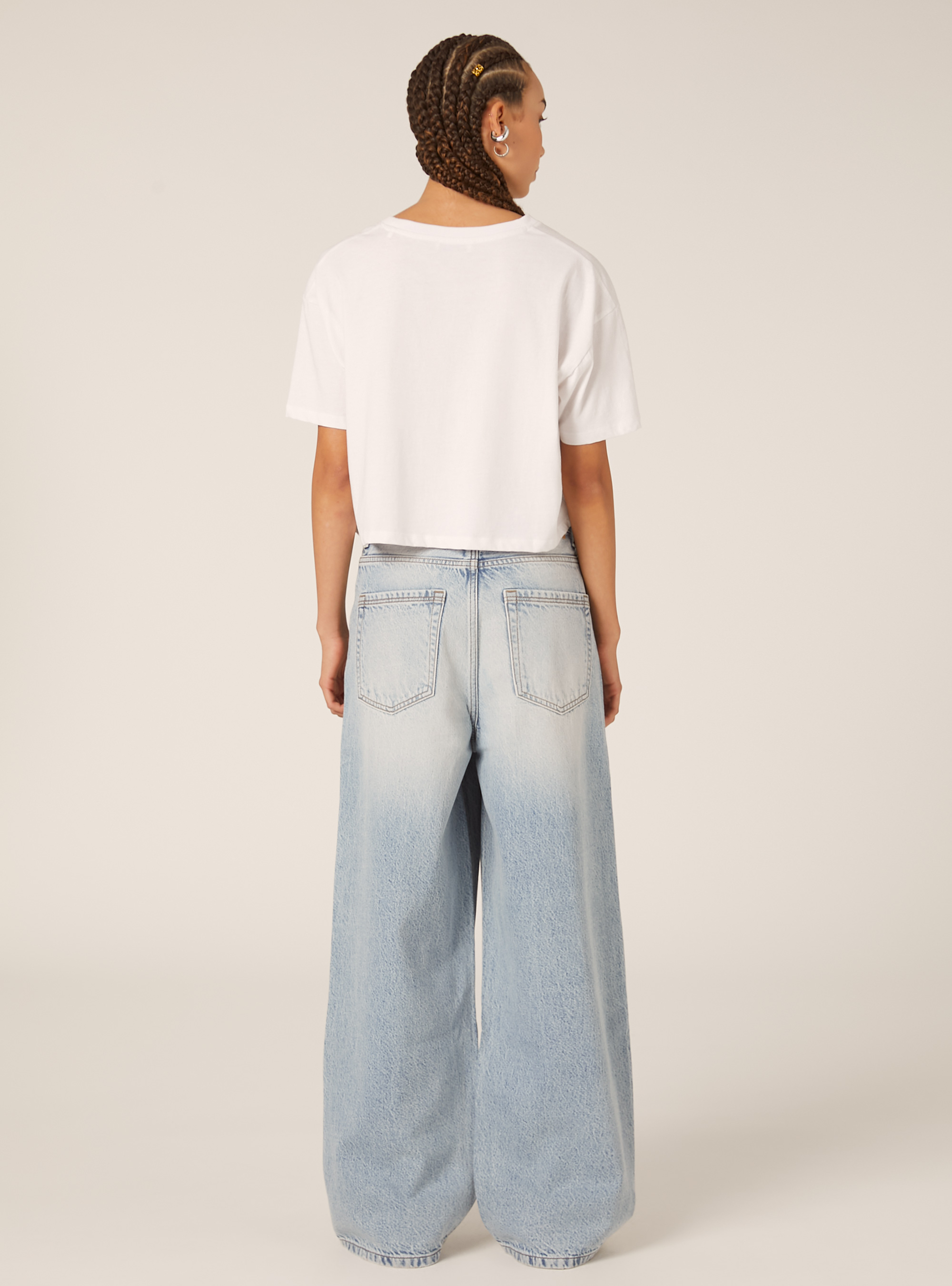 Jean super baggy, D006 AZURE