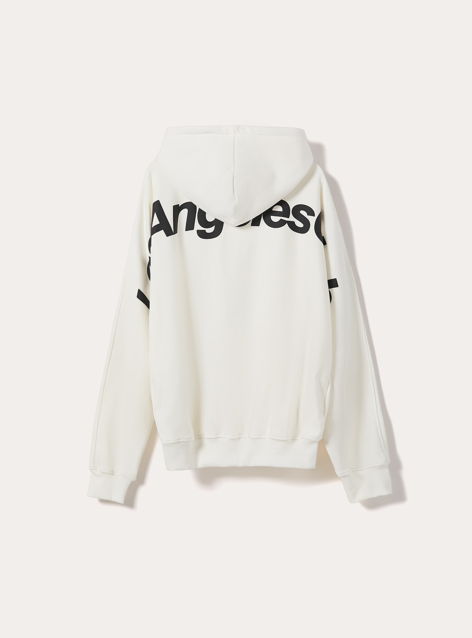 Sudadera Boxy con Estampado en Relieve, WH1 OFF WHITE