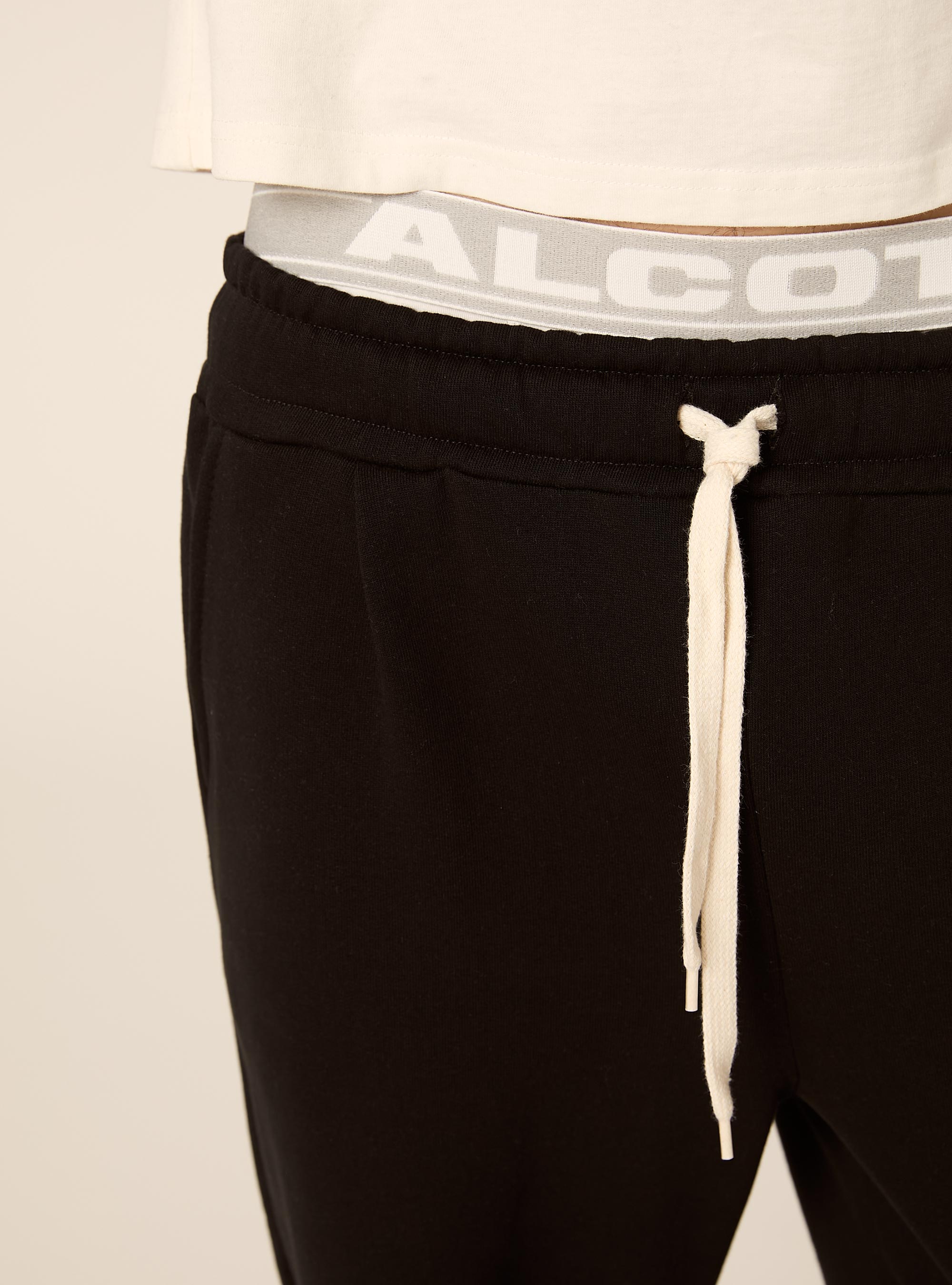 Jogginghose mit weitem Bein, BK1 BLACK