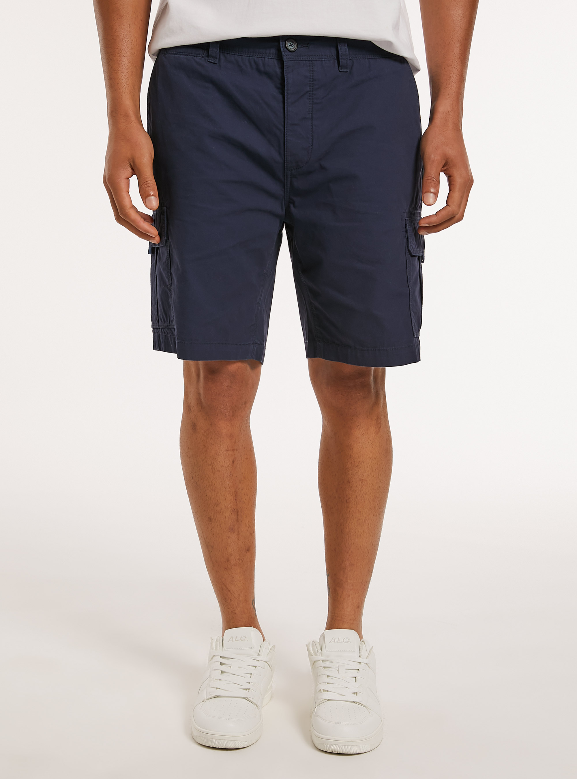 Bermudas cargo de algod&oacute;n, BL1 BLUE DARK
