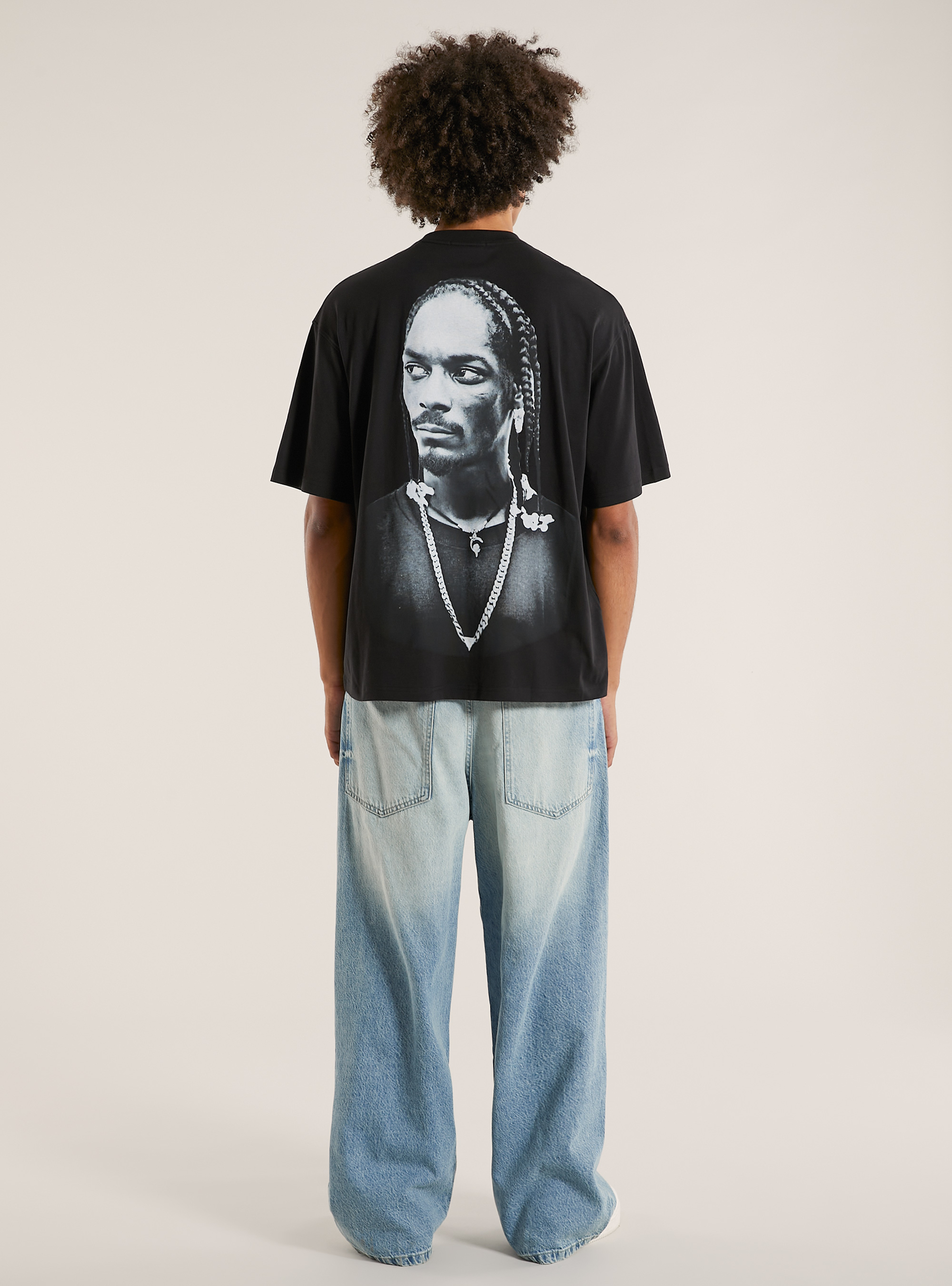 T-shirt coupe carr&eacute;e Snoop Dogg / Alcott, BK1 BLACK